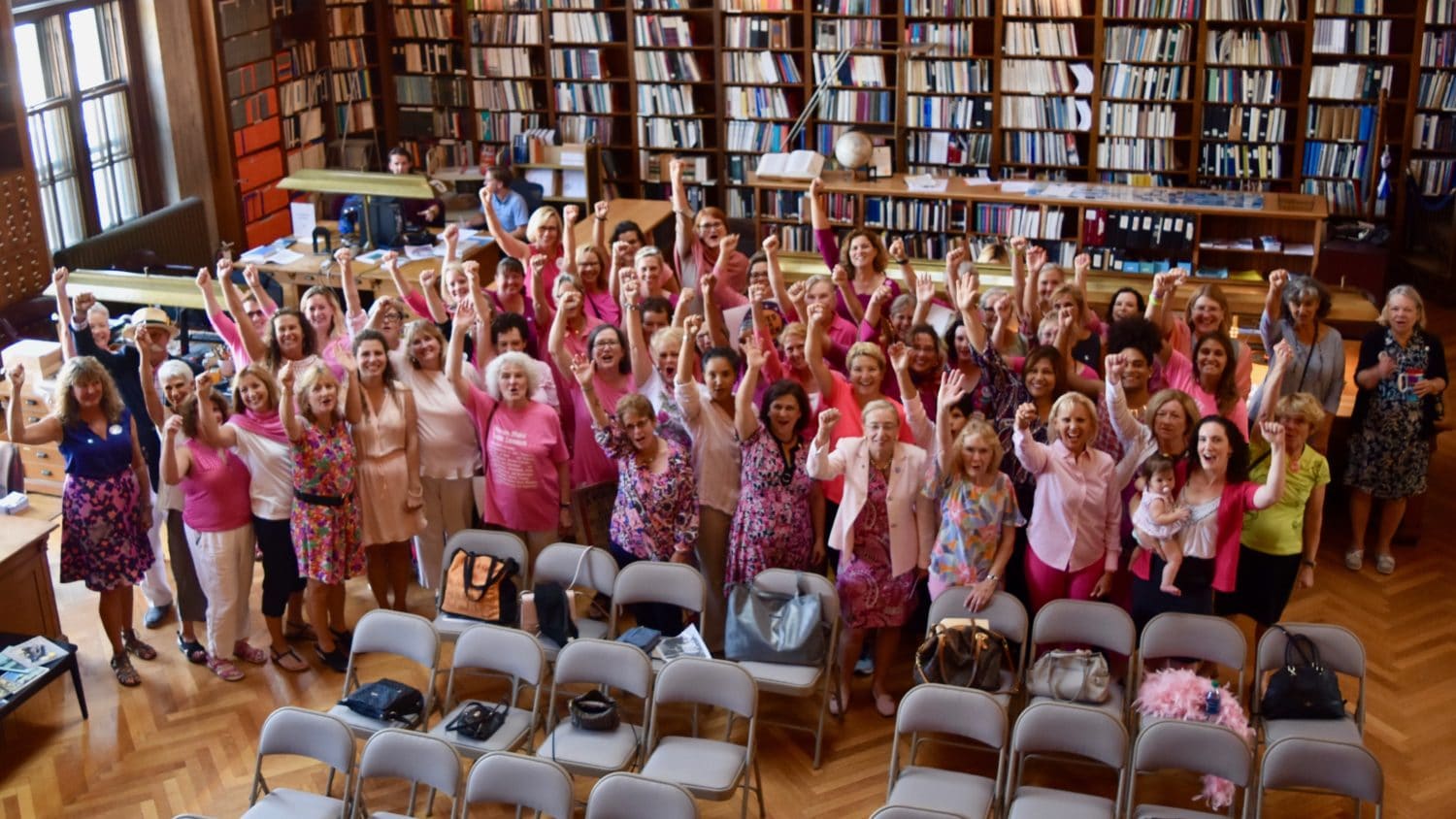 Women candidates and elected officials celebrate a ‘pink wave’ at the State House
