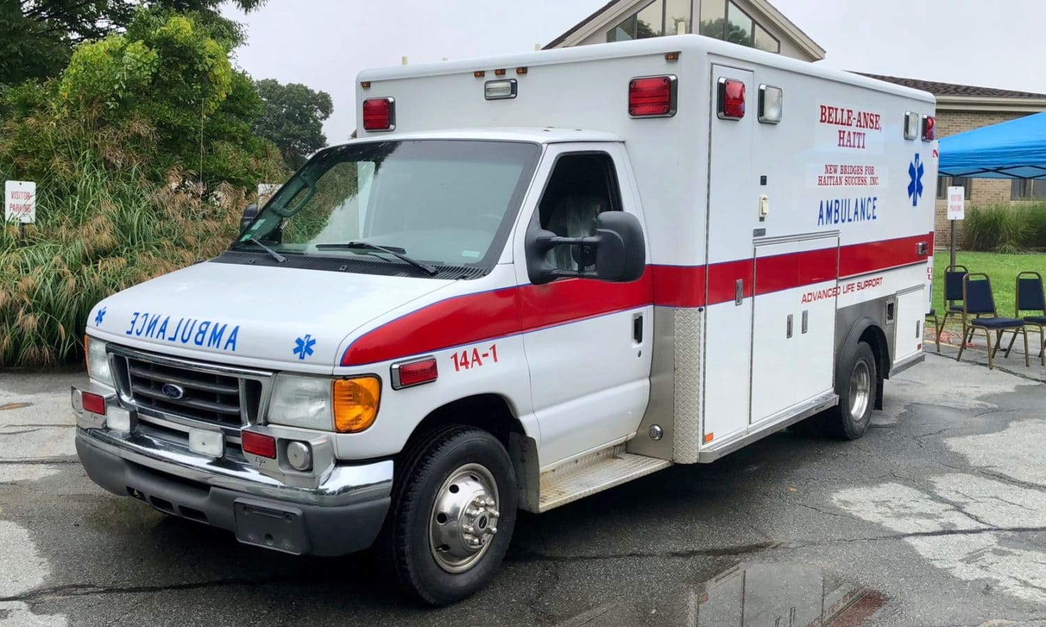 Lieutenant Governor Dan McKee and Town of Lincoln donate ambulance to Haiti