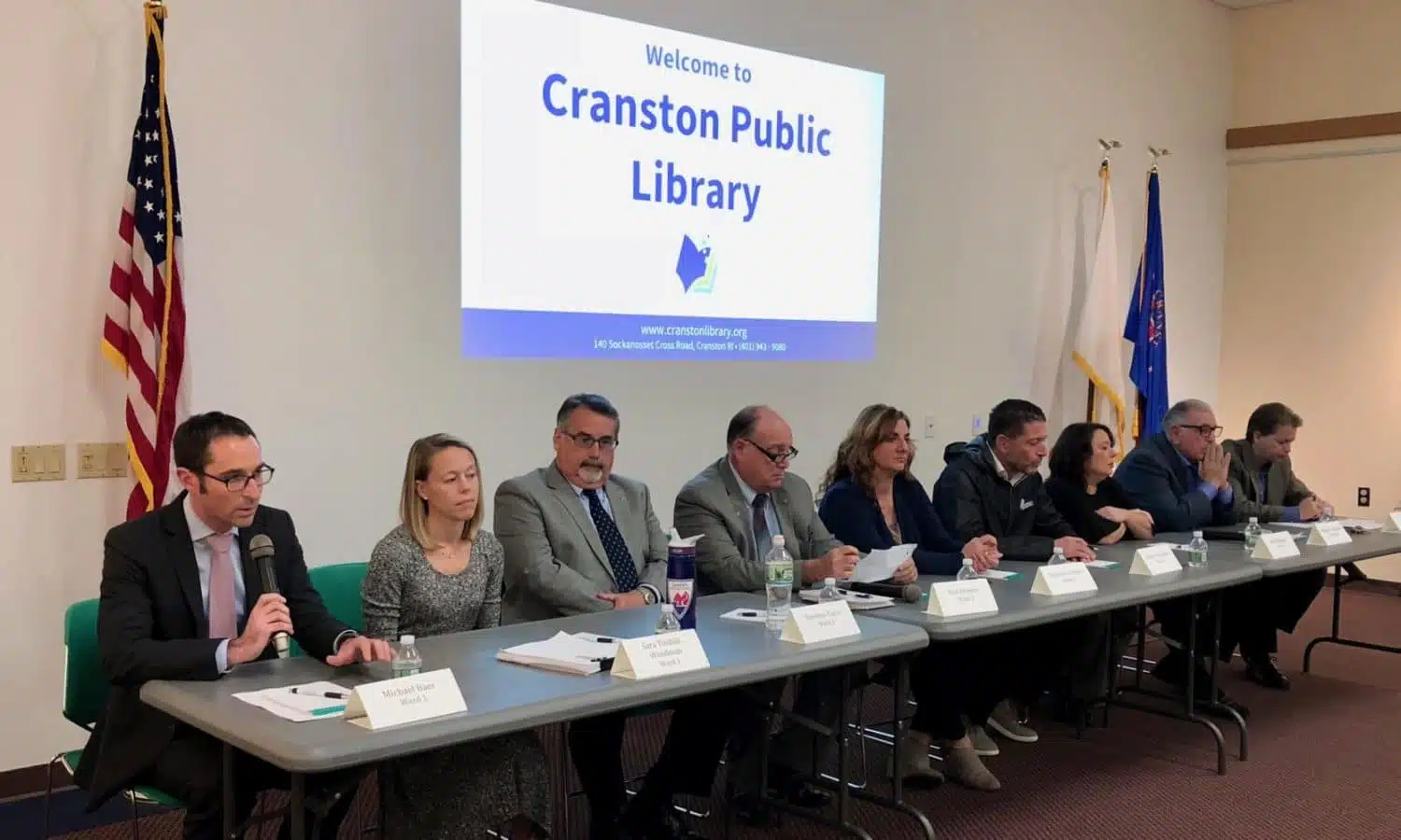 Candidates for Cranston School Board field questions