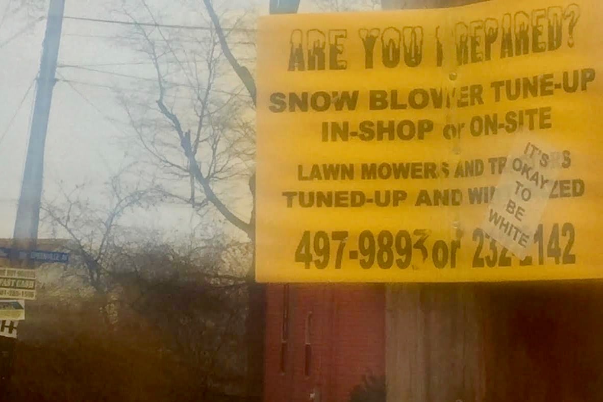 Racist stickers affixed to signs in Johnston, police are investigating