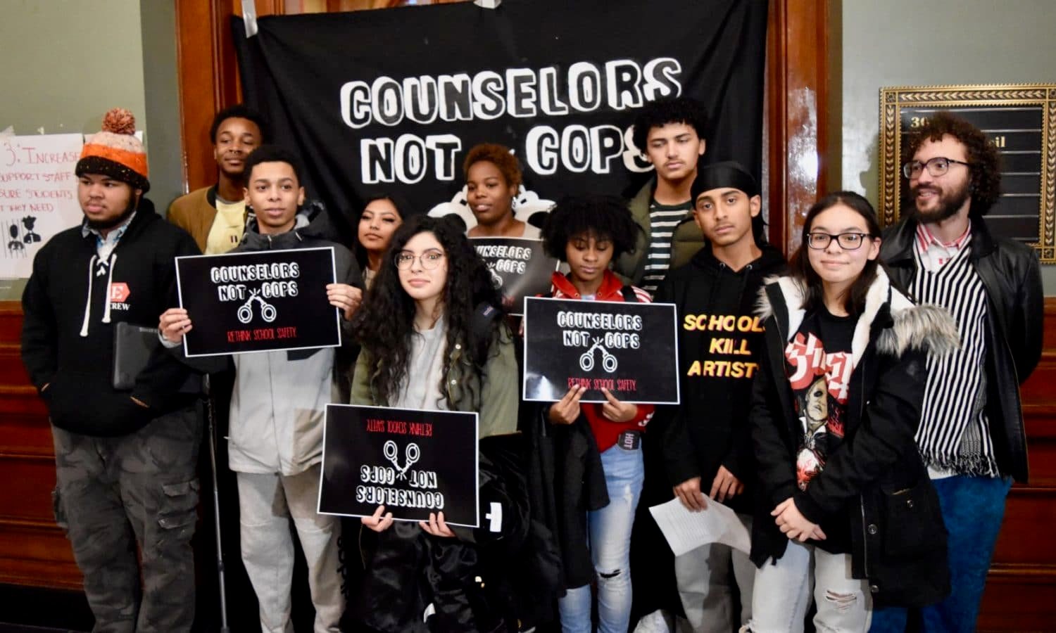 Photo for Counselors not Cops: The Providence Student Union demands a new approach to school safety