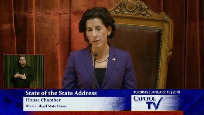 Photo for Governor Gina Raimondo’s State of the State Address, annotated