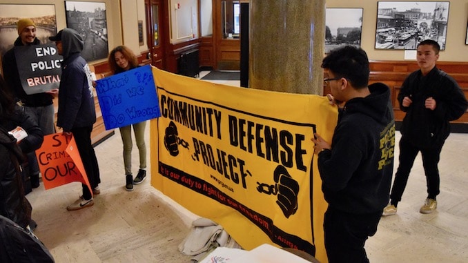 PrYSM rallies in support of Seng family at Providence City Hall