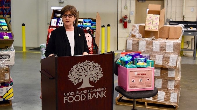 Photo for Help a Sister Out Period campaign delivers 62,000 menstrual items to Rhode Island Food Bank