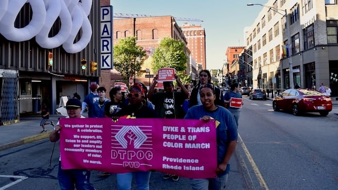 Photo for Providence’s First Annual People of Color Dyke and Trans March