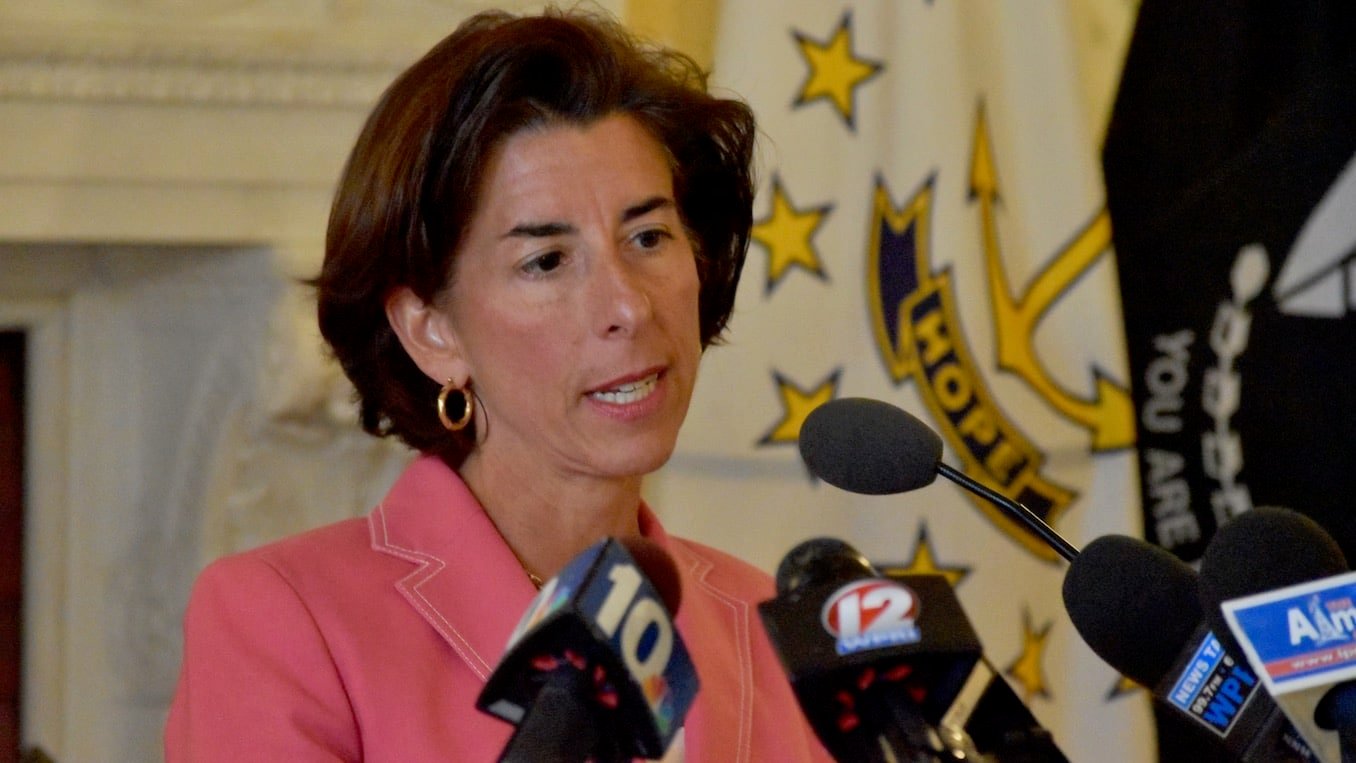 Governor Gina Raimondo ceremonially signs legislation extending the statute of limitations for childhood sex abuse claims