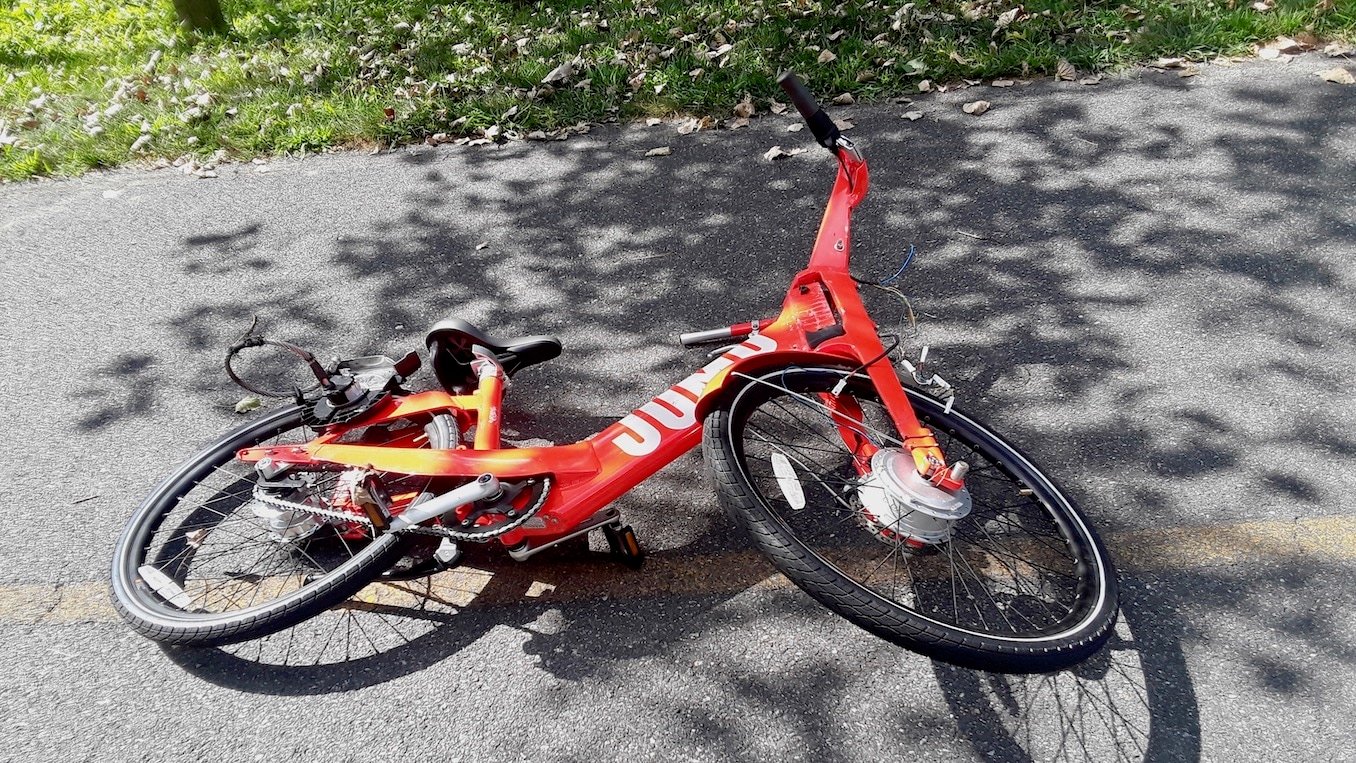 Mike Dumond: Jumped Bikes – Vandals take an Uber ride