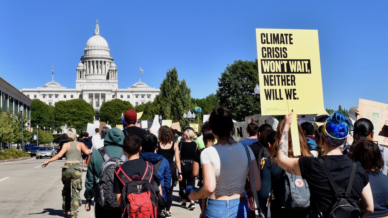 Rhode Island News: Third annual climate strike sends 1000 people to the streets of Providence