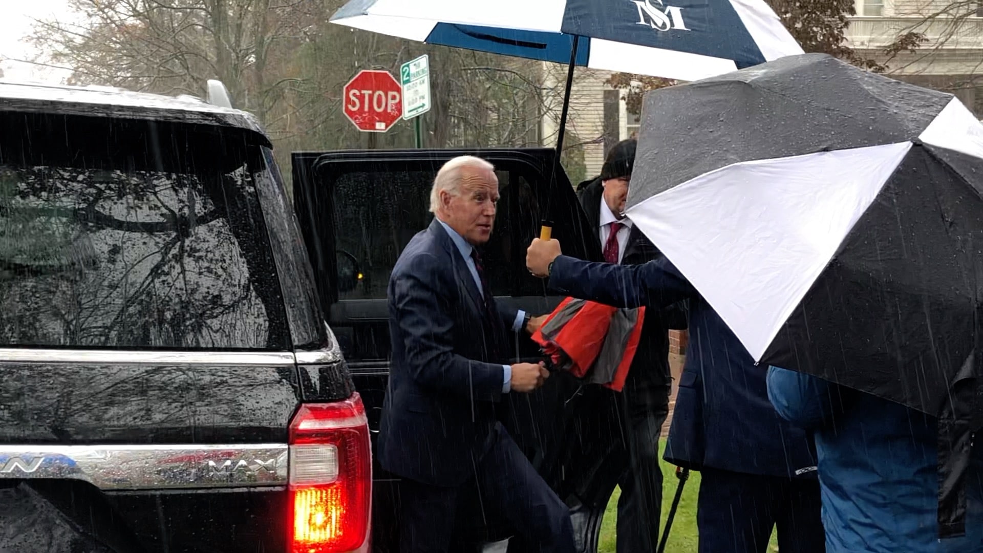Joe Biden Confronted By Climate Activist Outside Fundraiser On
