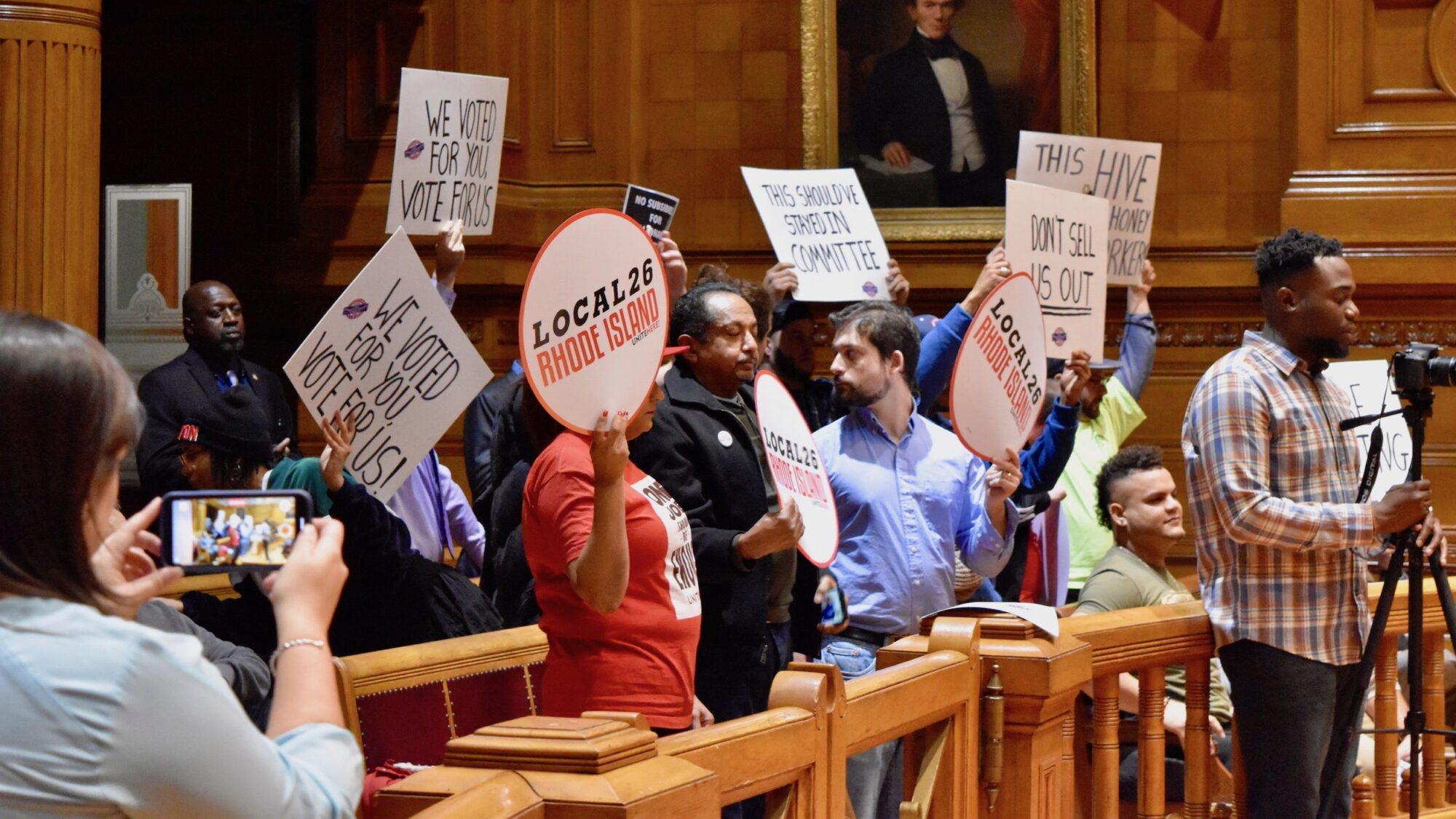 Rhode Island News: At a raucous meeting, Providence City Council approves the Hive Hotel TSA