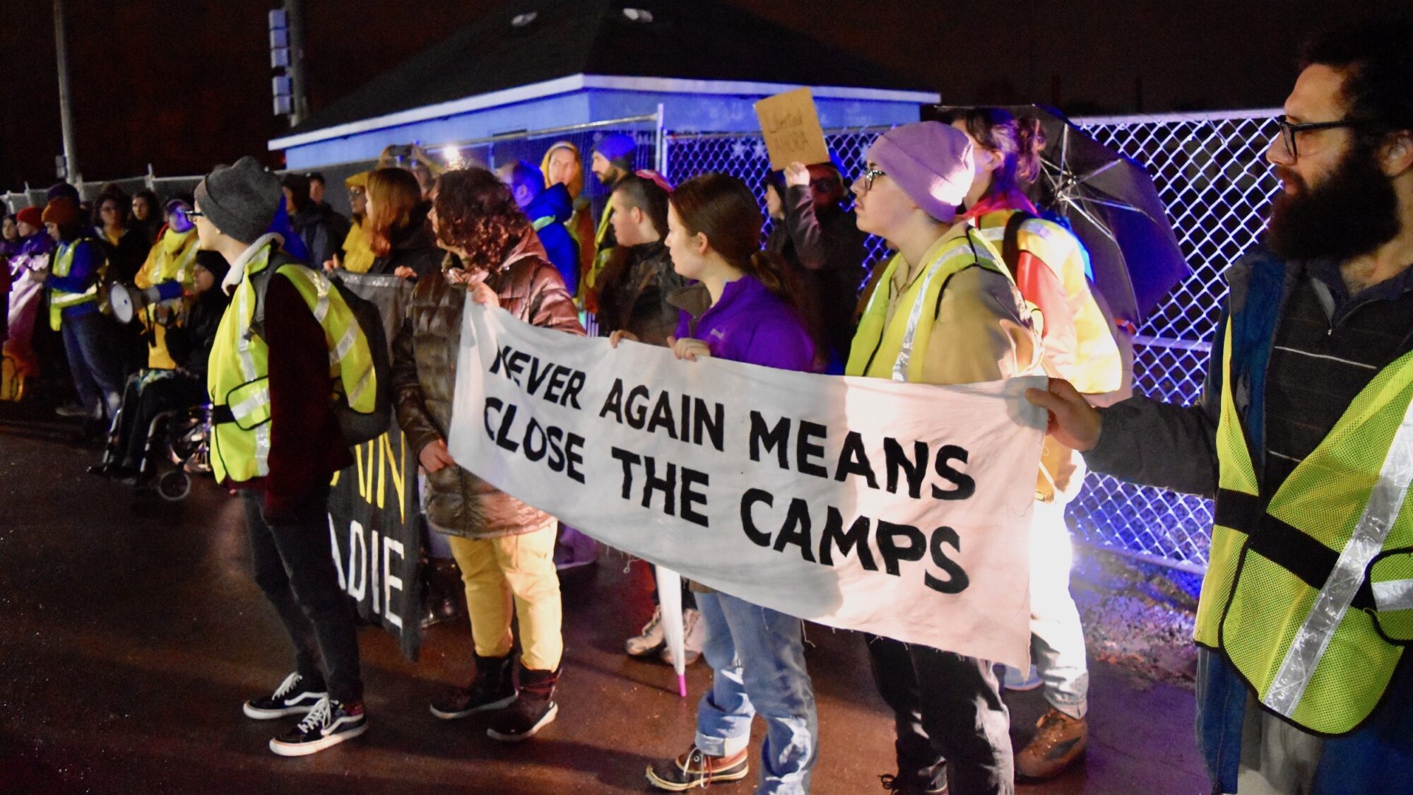 Rhode Island News: Never Again Action returns to the Wyatt Detention Facility