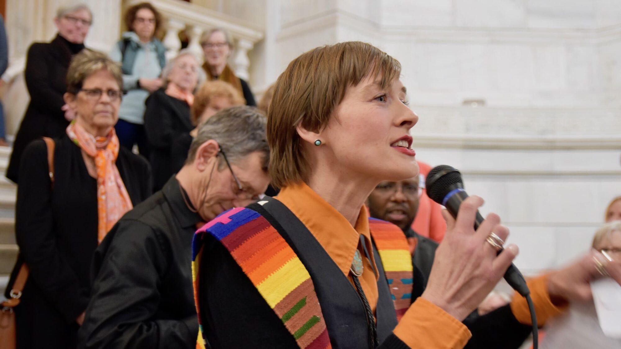 Rhode Island News: Faith Leaders rally at the RI State House for gun violence prevention policies