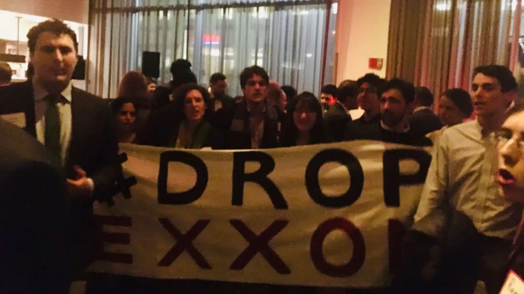 Harvard Law Students shut down reception for law firm defending Exxon’s role in the climate crisis