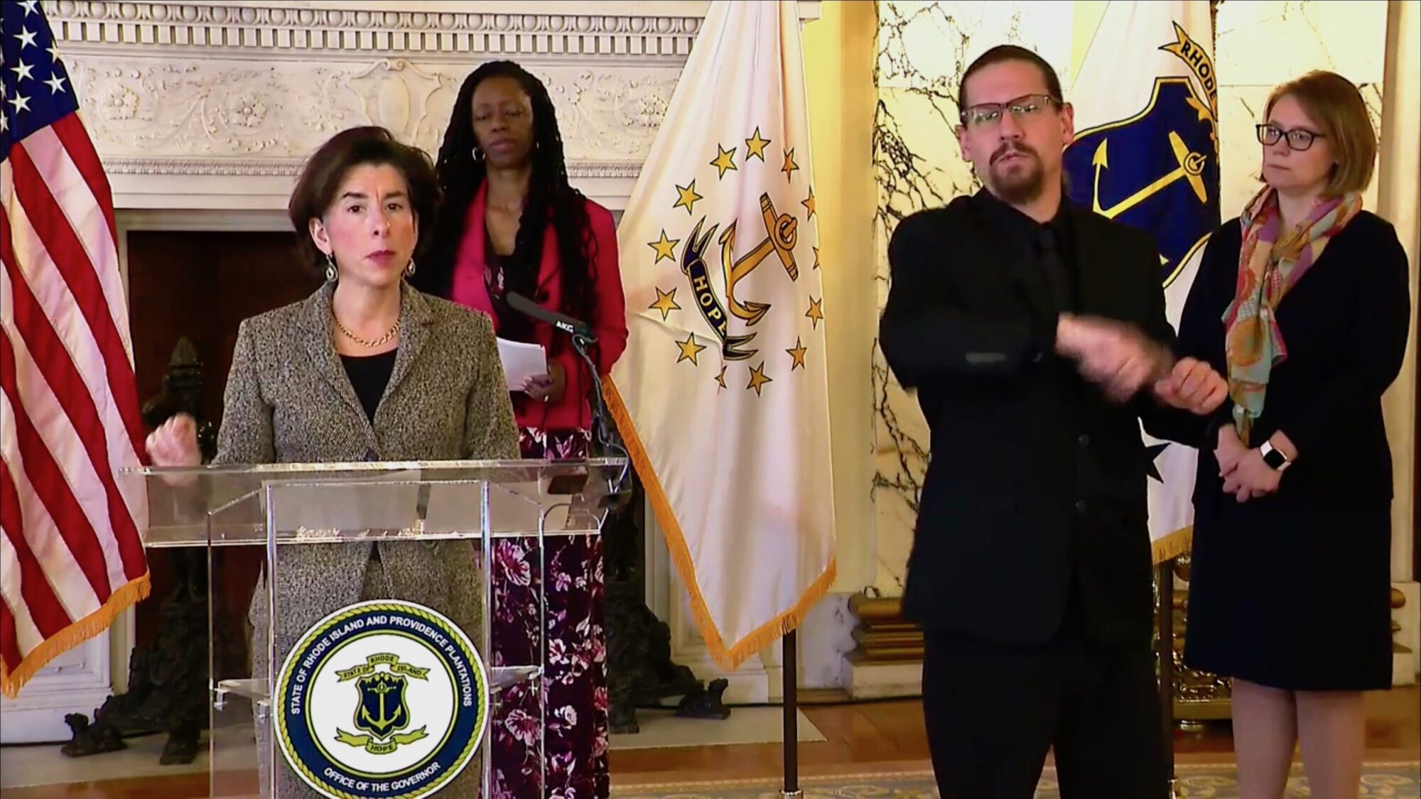Rhode Island News: Governor Raimondo responds to alleged 4th Amendment violations