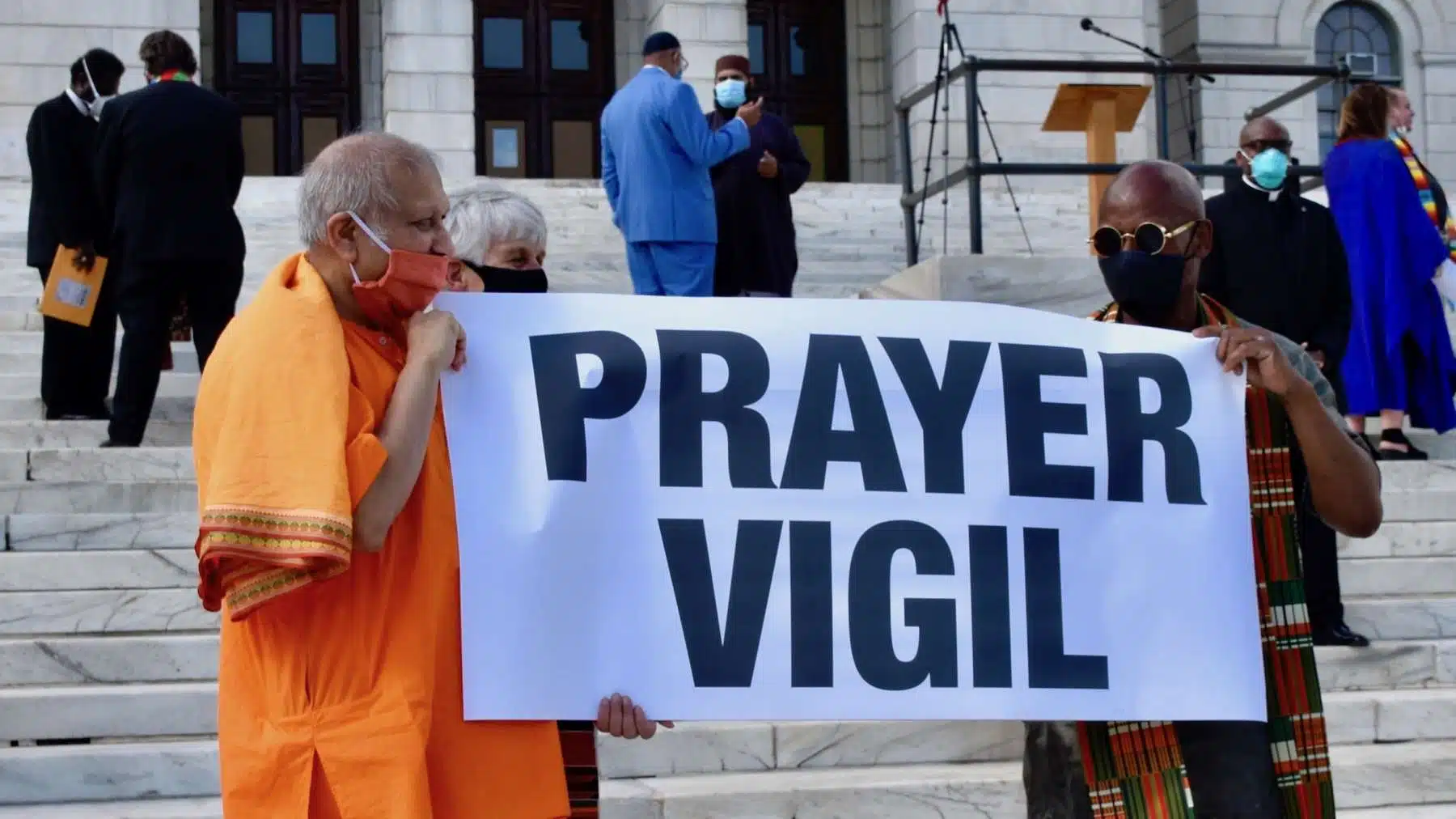 Rhode Island religious leaders hold prayer vigil/call to action on racism