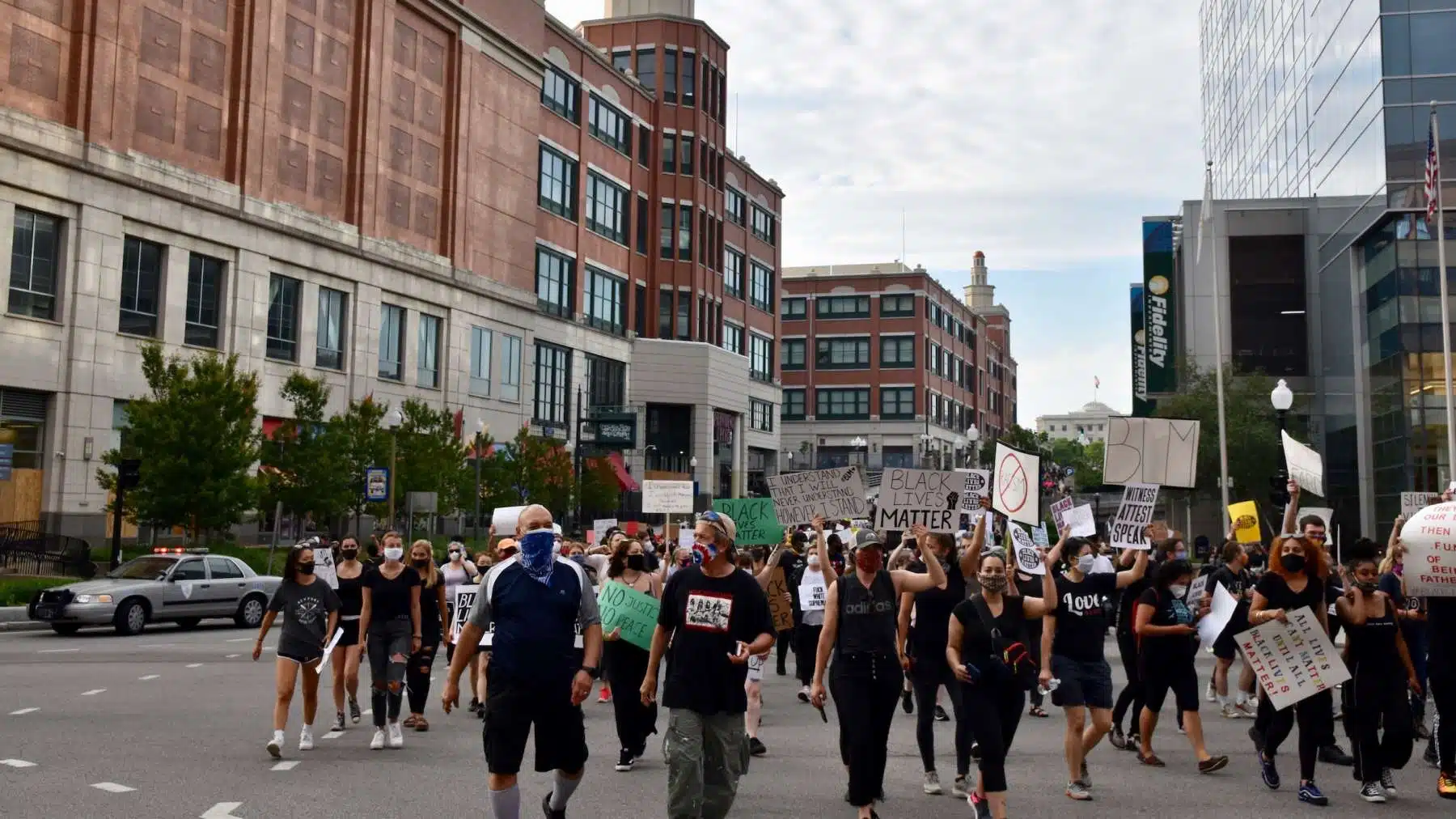 Rhode Island News: Facebook live stream of youth led Protect Black Lives protest documents post curfew march