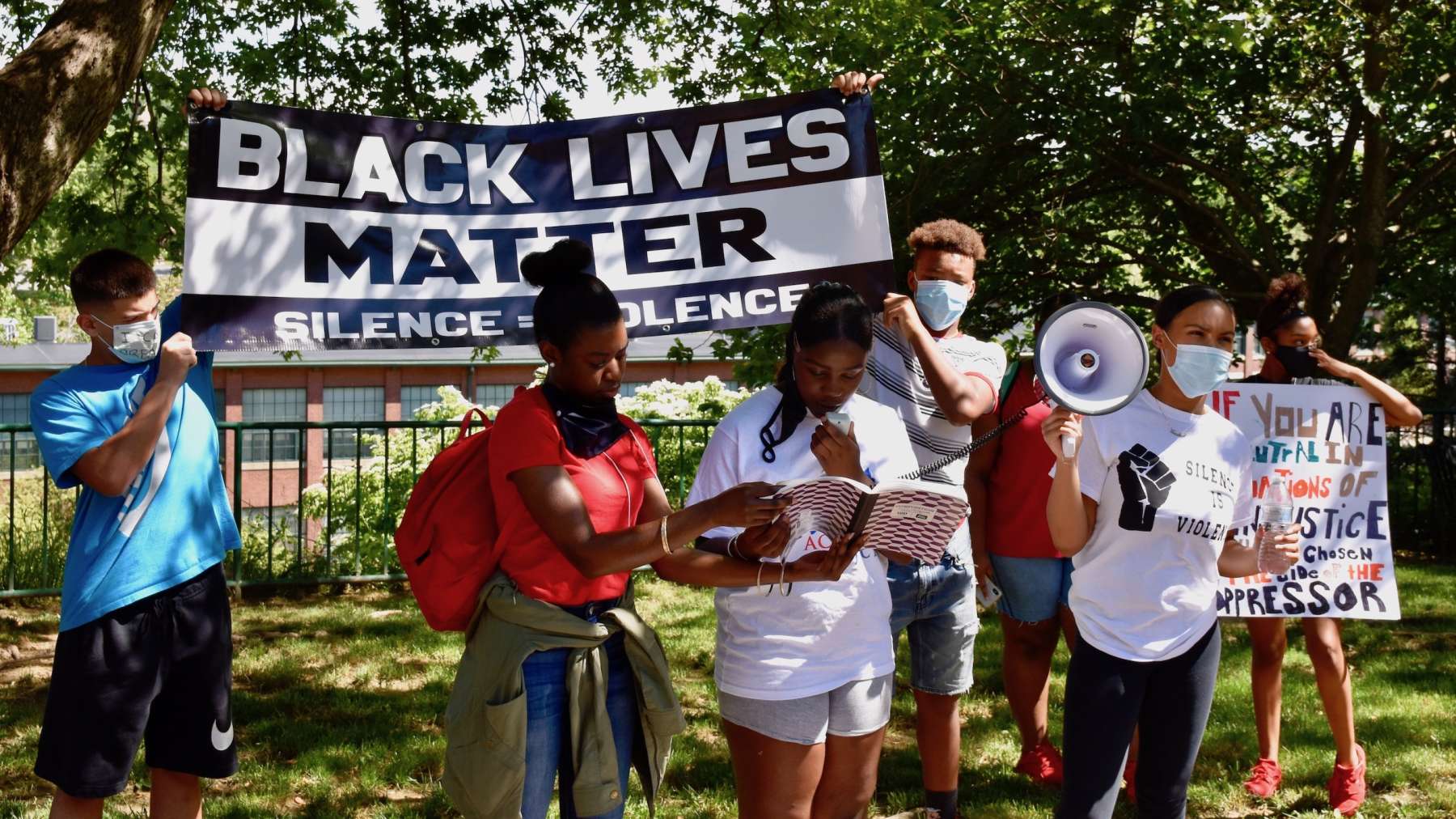 Silence is Violence: A youth led protest for Black lives in Woonsocket