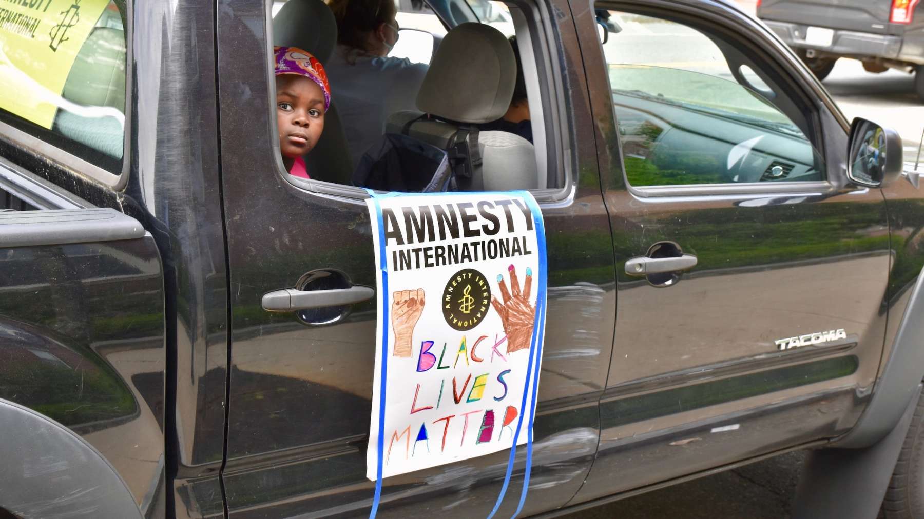 Amnesty International PVD holds caravan in solidarity with Black Lives Matter – photos