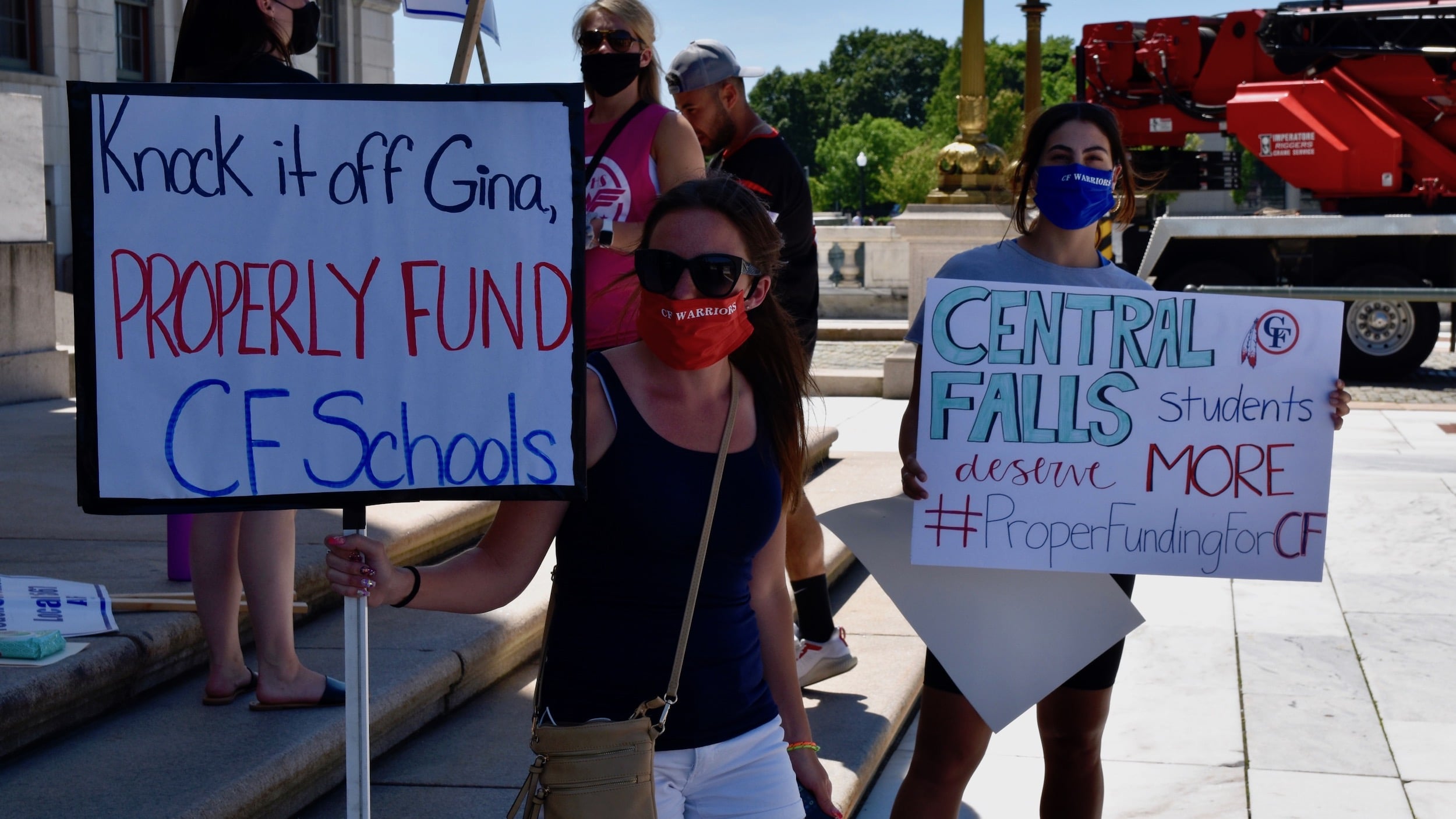 Rhode Island: Education is Freedom! The Central Falls Rally to fund the schools