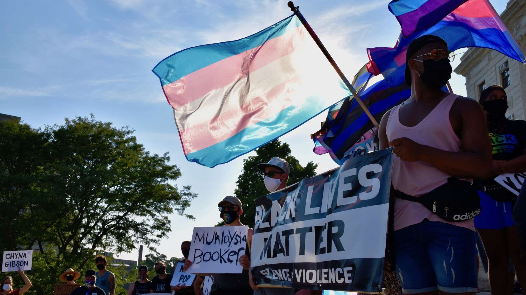Rhode Island Pride marches for Black and Trans lives