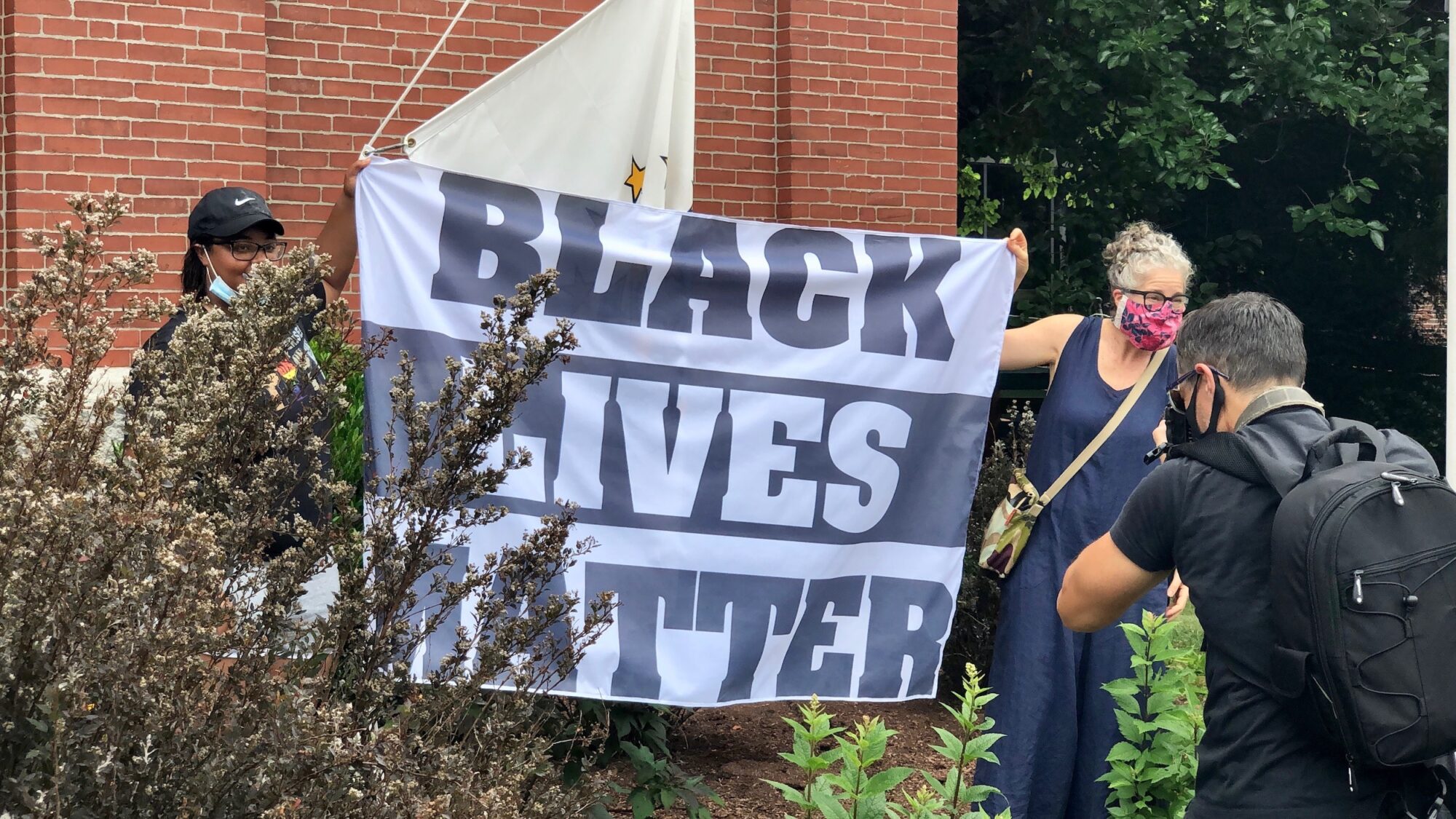 Rhode Island News: Warren raise Black Lives Matter flag outside town hall