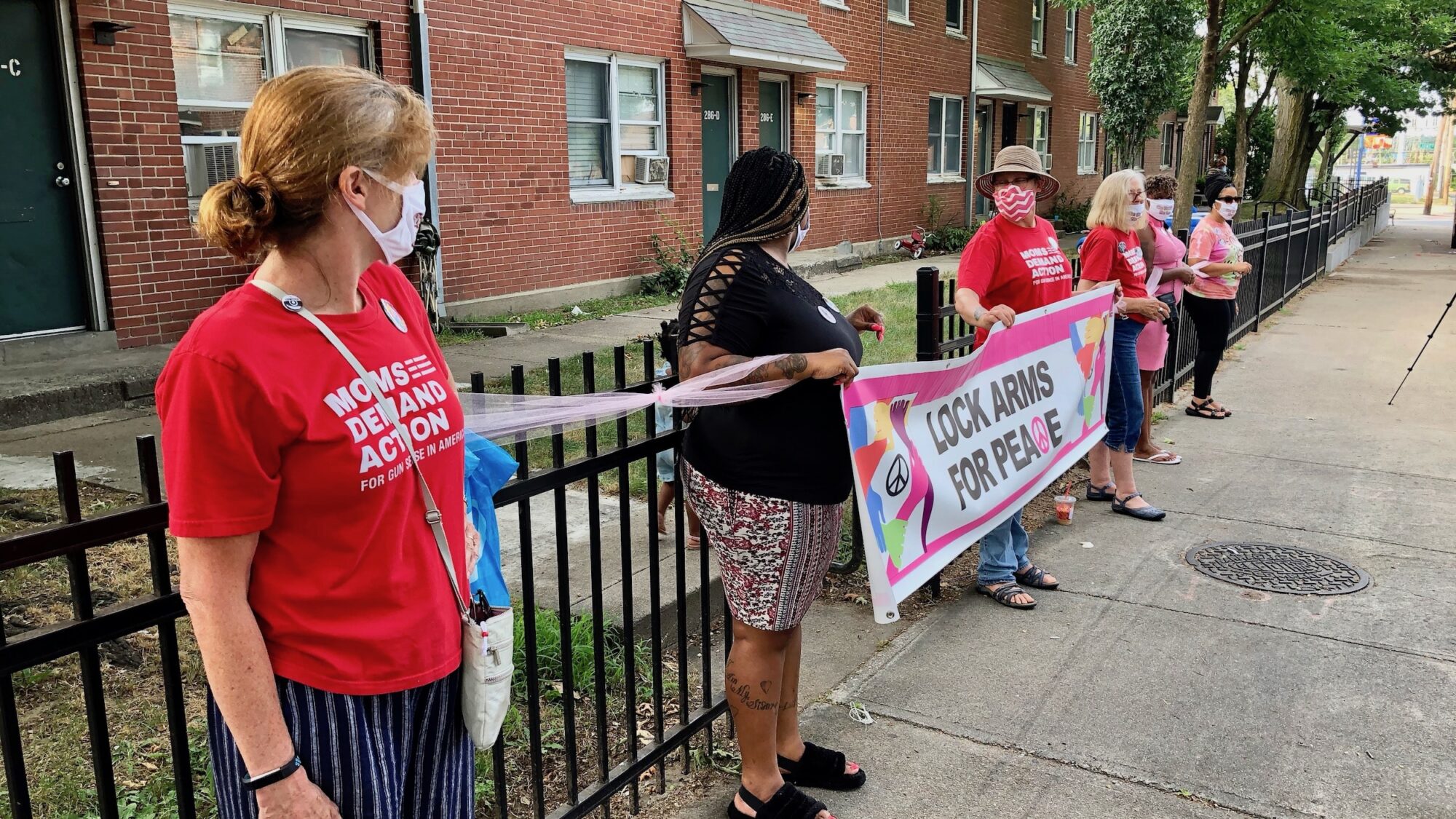Rhode Island News: Lock Arms for Peace holds first in-person vigil since the start of the pandemic