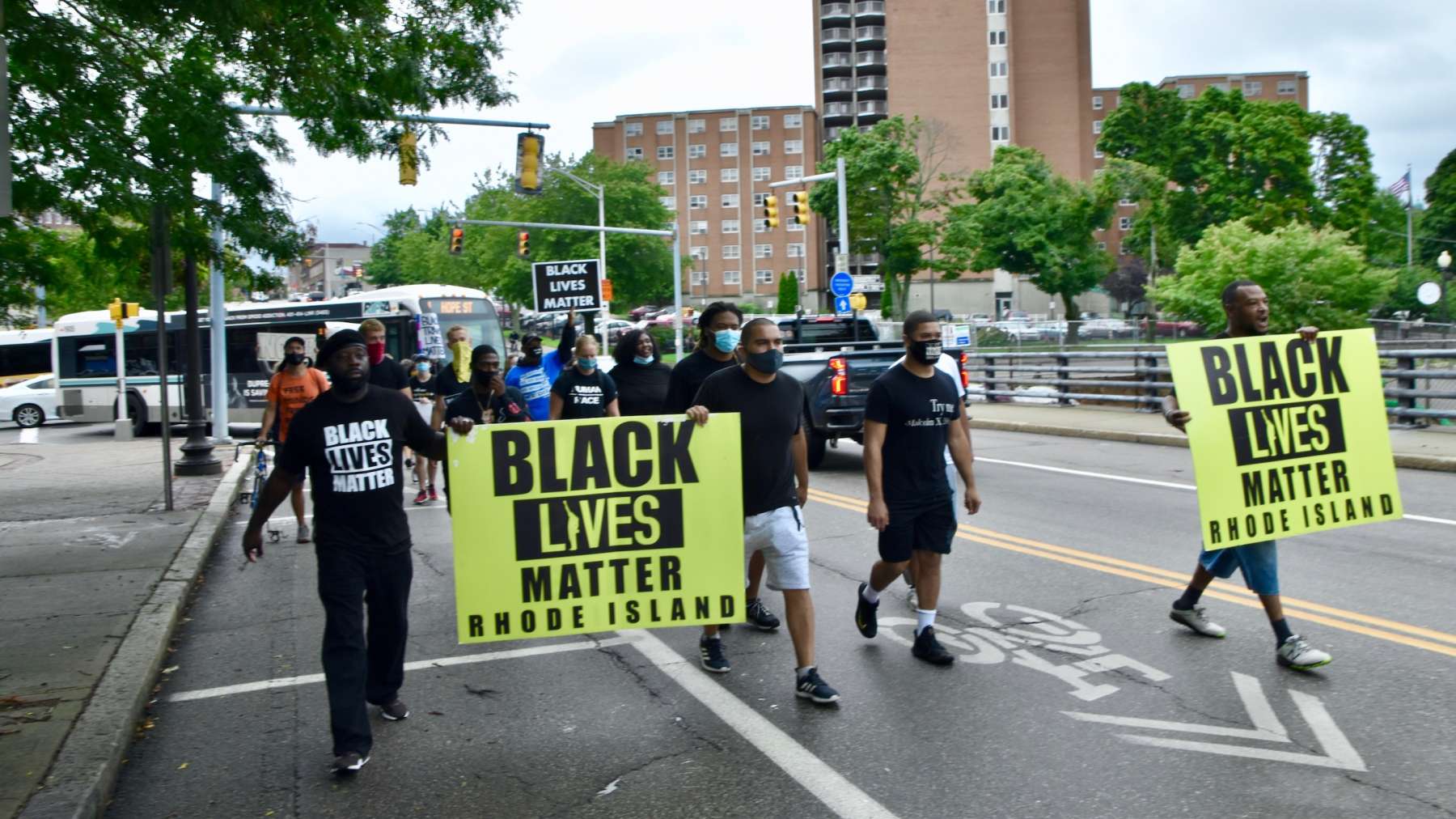 Rhode Island News: Black Lives Matter RI marches against racism – from Pawtucket City Hall to McCoy Stadium