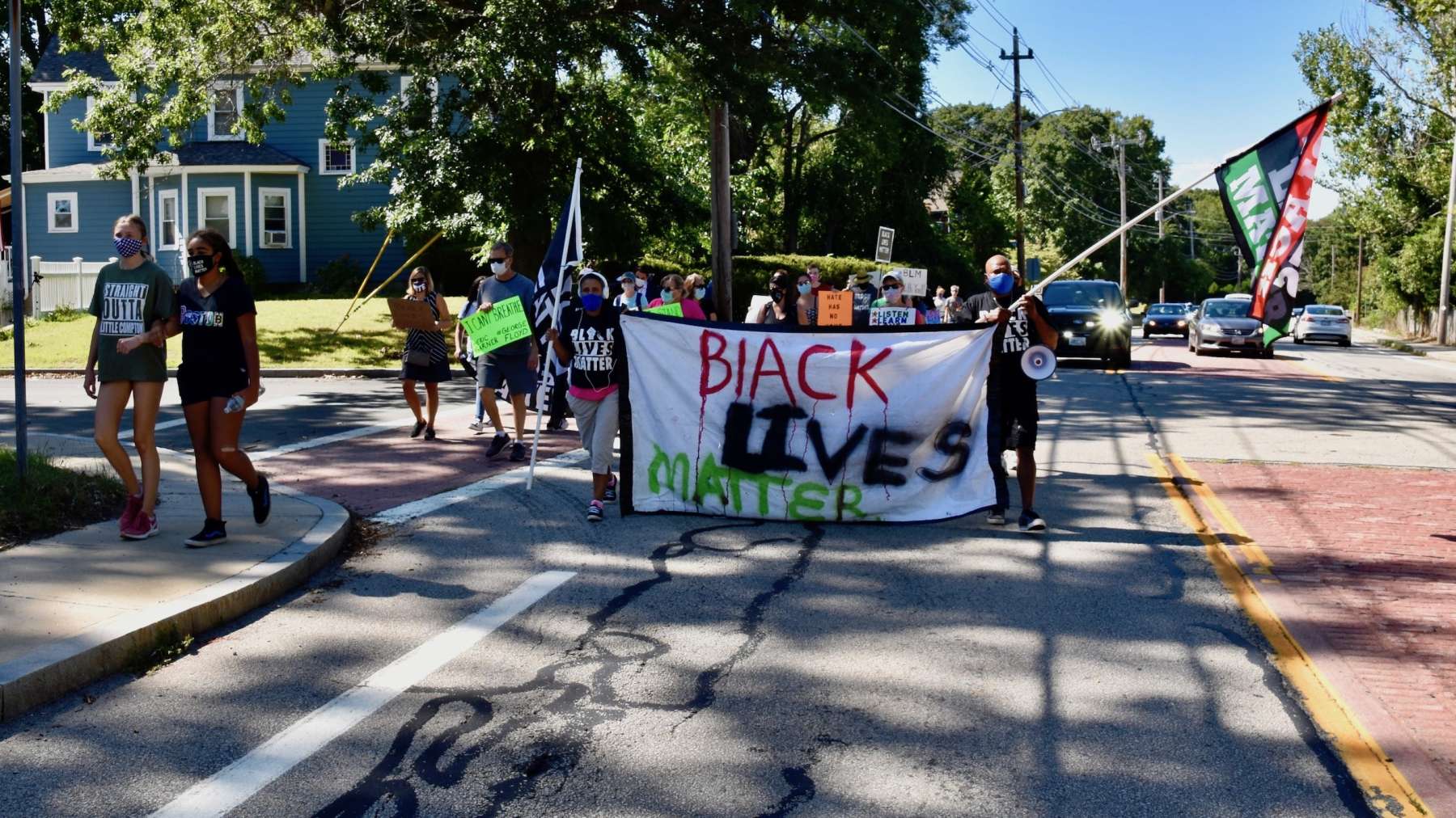 The rally for Black lives gets loud in Barrington