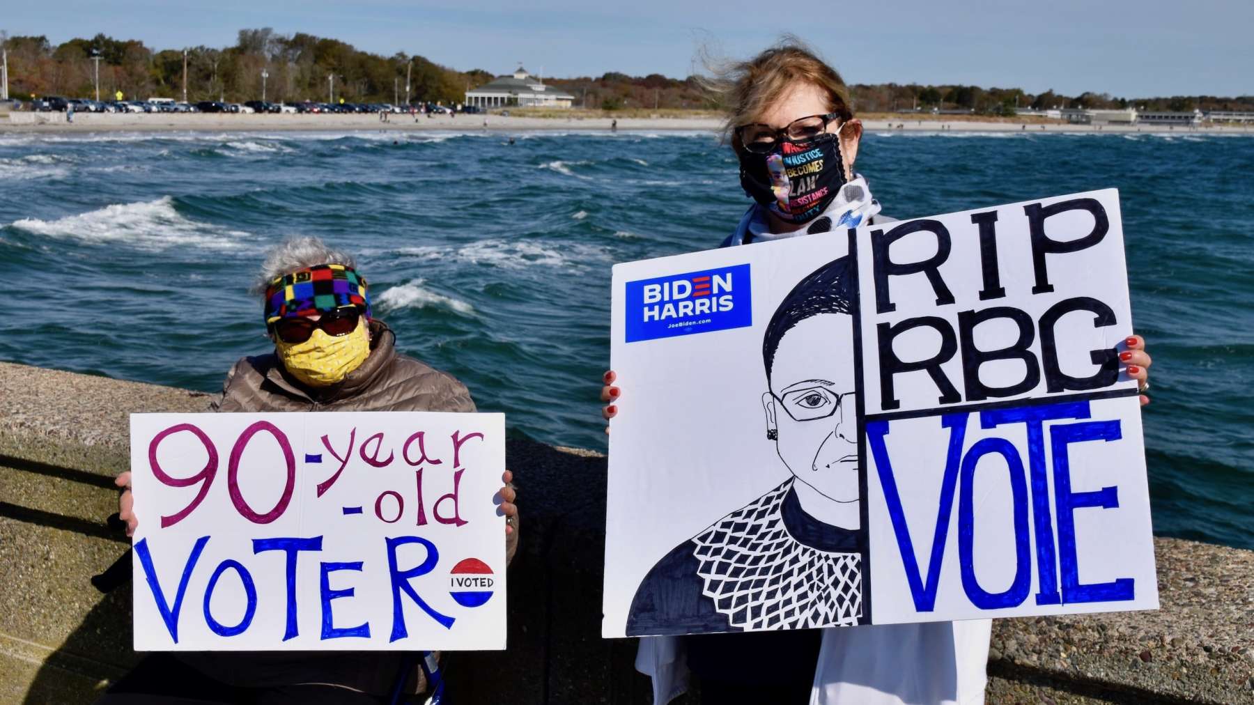 Rhode Island News: Photos from the Women’s March 2020 event at the Narragansett Sea Wall