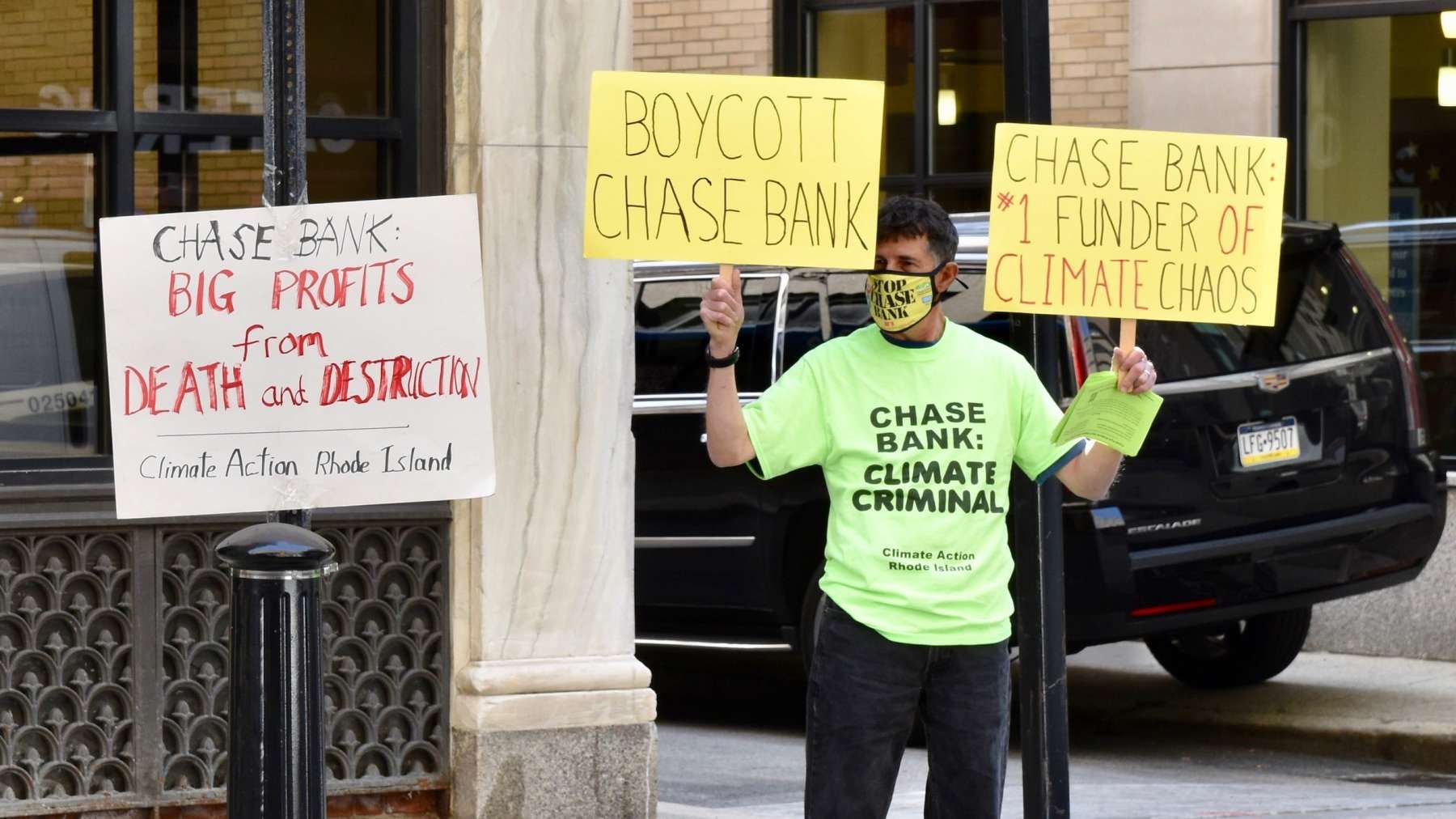 Chase Bank is working to flood their own downtown bank branch…