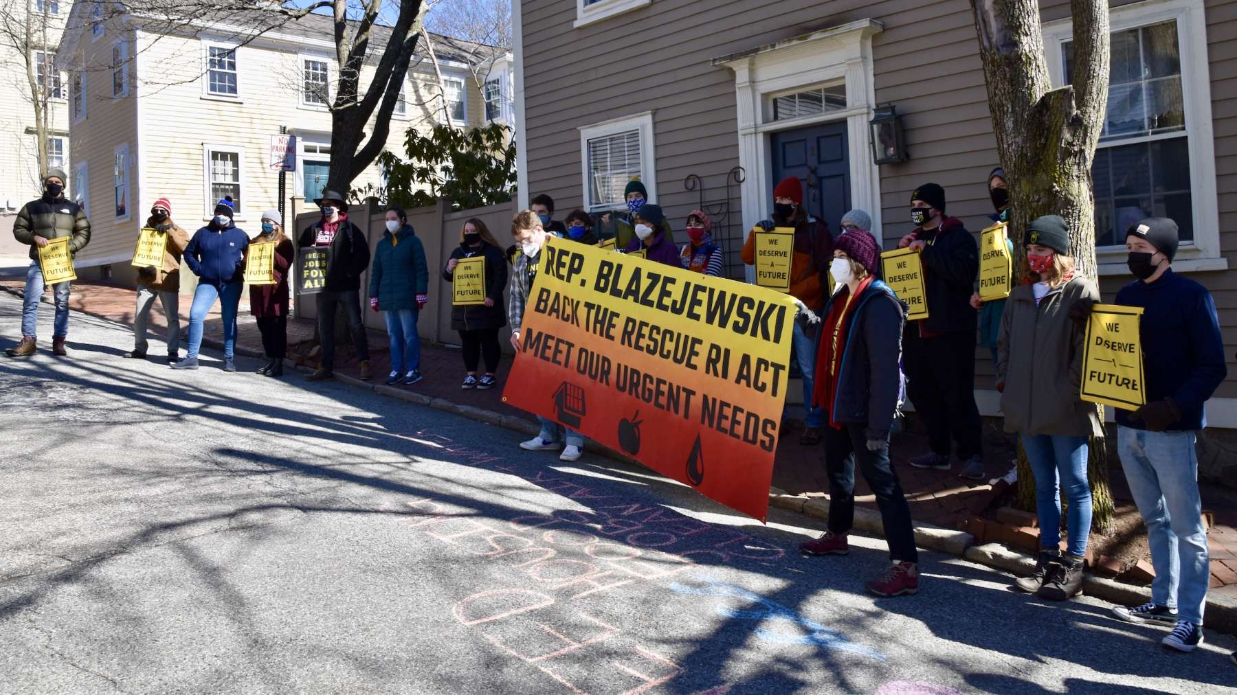 Sunrise wants Majority Leader Blazejewski to actually support the Green New Deal