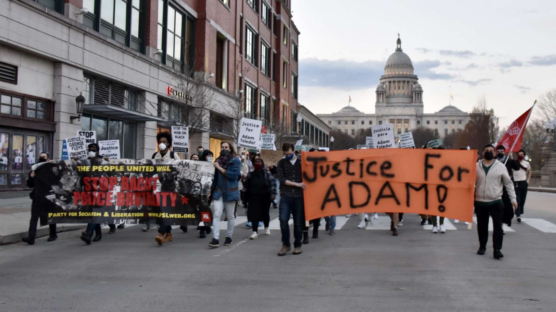 Providence marches for Adam Toledo
