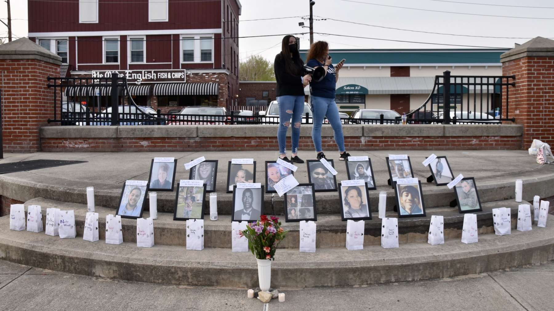 Youth led Village Vigil in Woonsocket urges peace, pleads for help