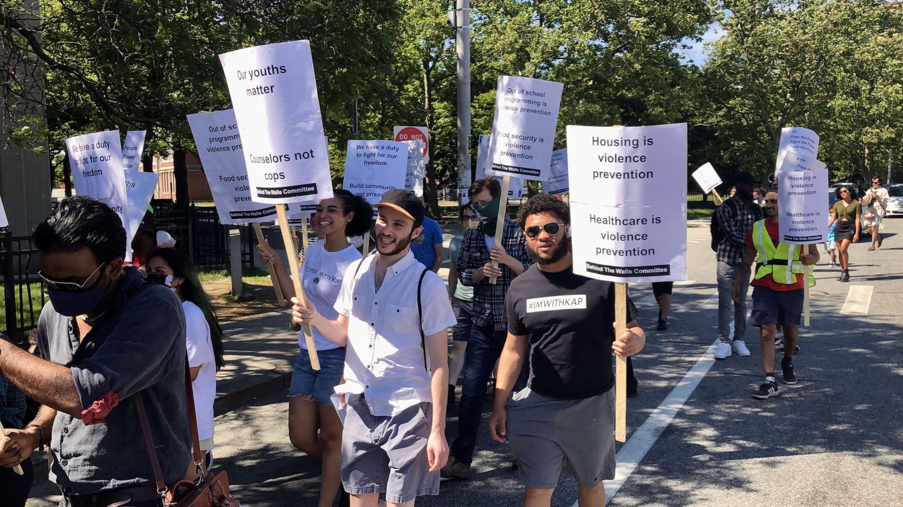 Rhode Island News: Coalition marches on Nonviolence Institute to demand an end to close cooperation with police