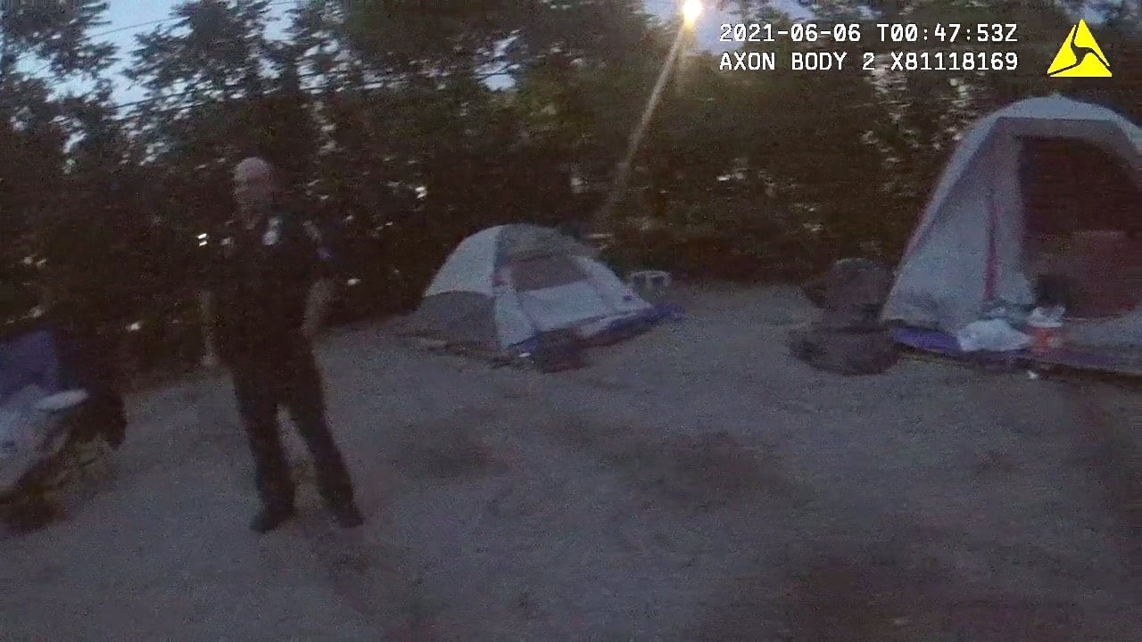 PVD Police release video of unhoused encampment visit