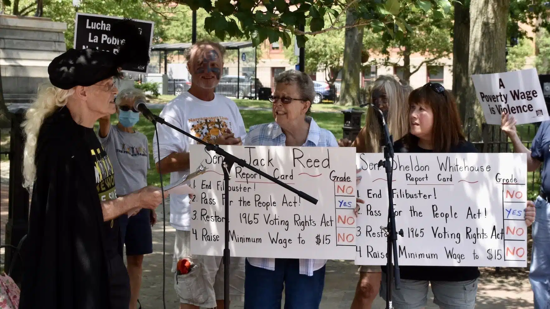 RI Poor People’s Campaign demands support from Senators Reed and Whitehouse