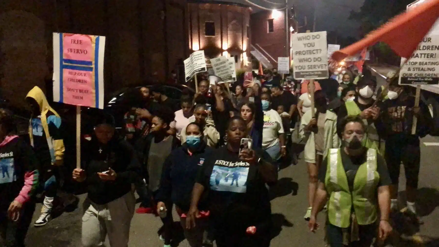 Rhode Island News: Families march against police violence – “Stop beating our children!”