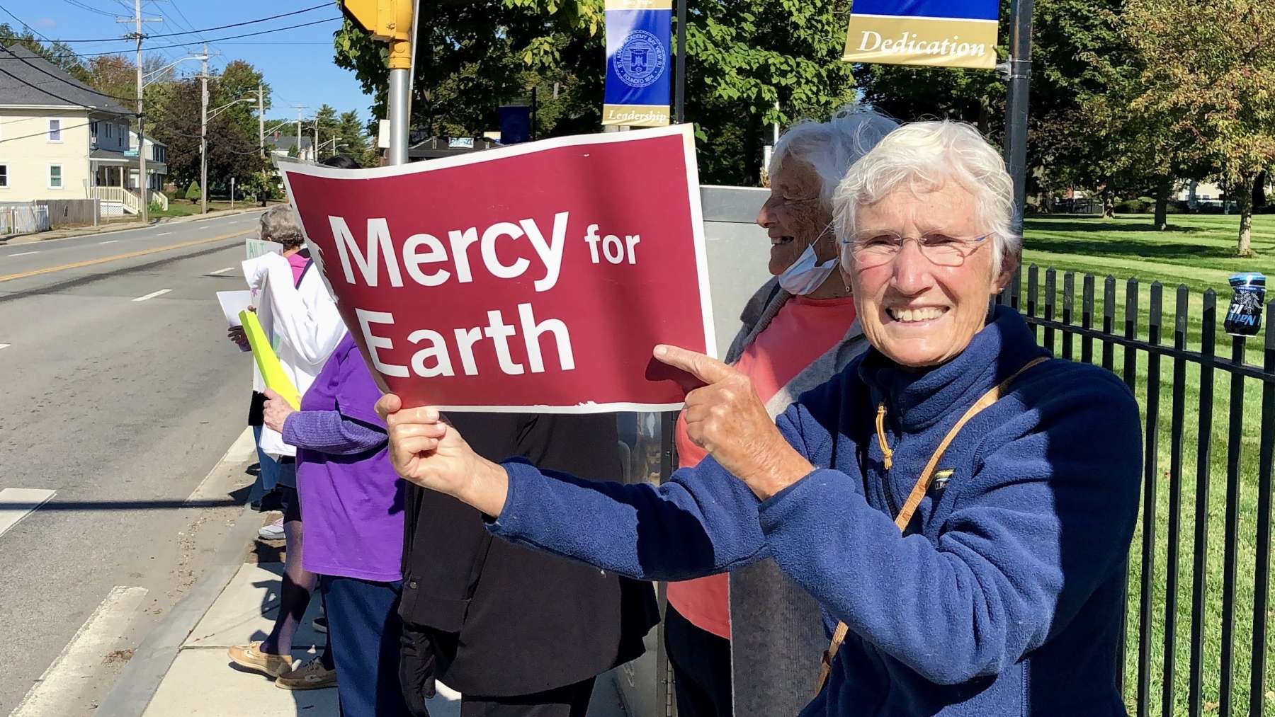 Sisters of Mercy at Bay View Academy demanding action on climate change