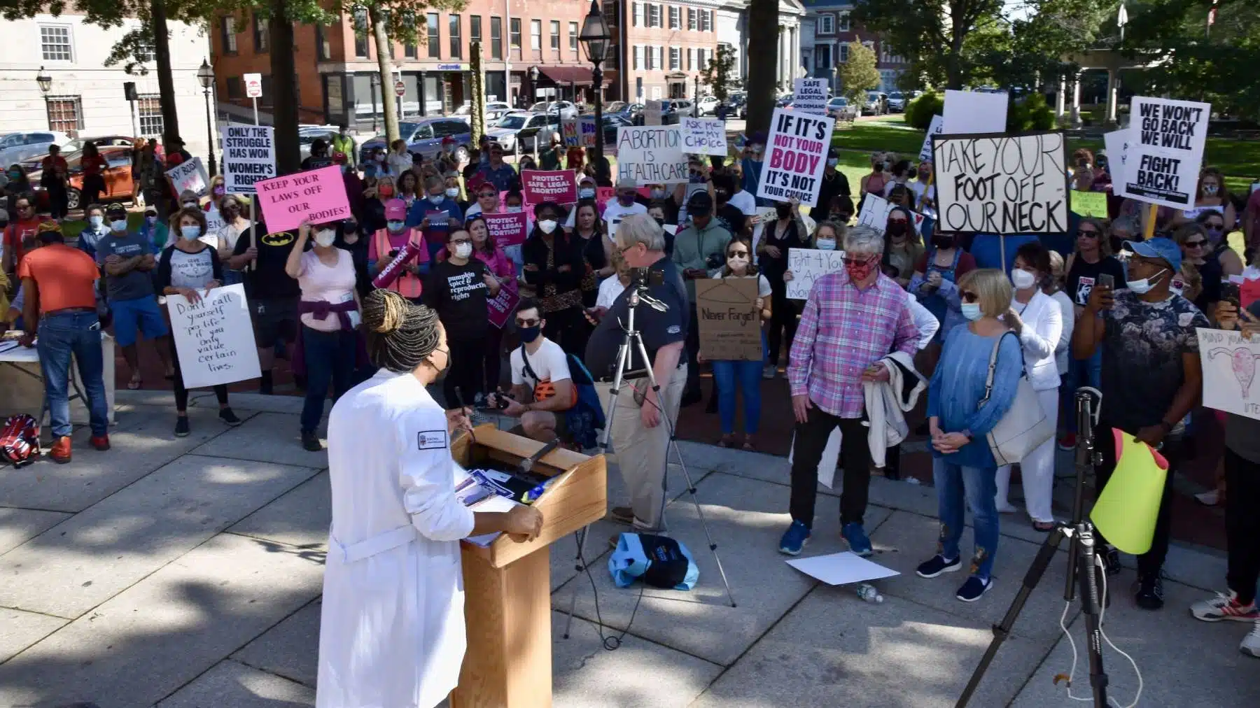 Rhode Island News: Video and photos from the Abortion Justice March and Rally