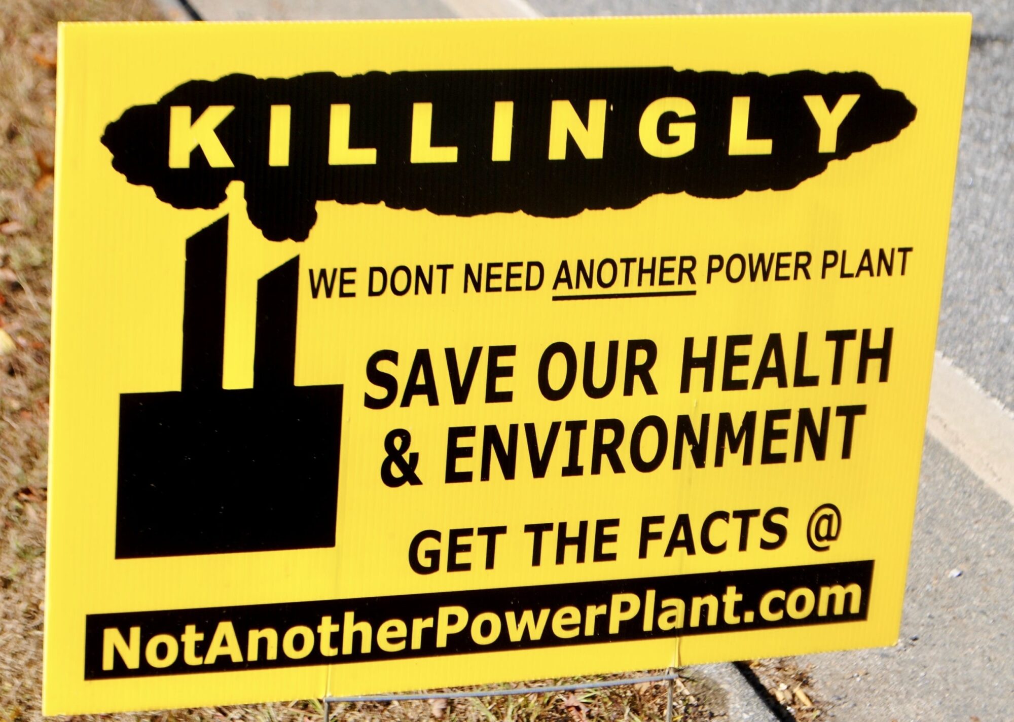 From Burrillville to Killingly: No more fossil fuel power plants!
