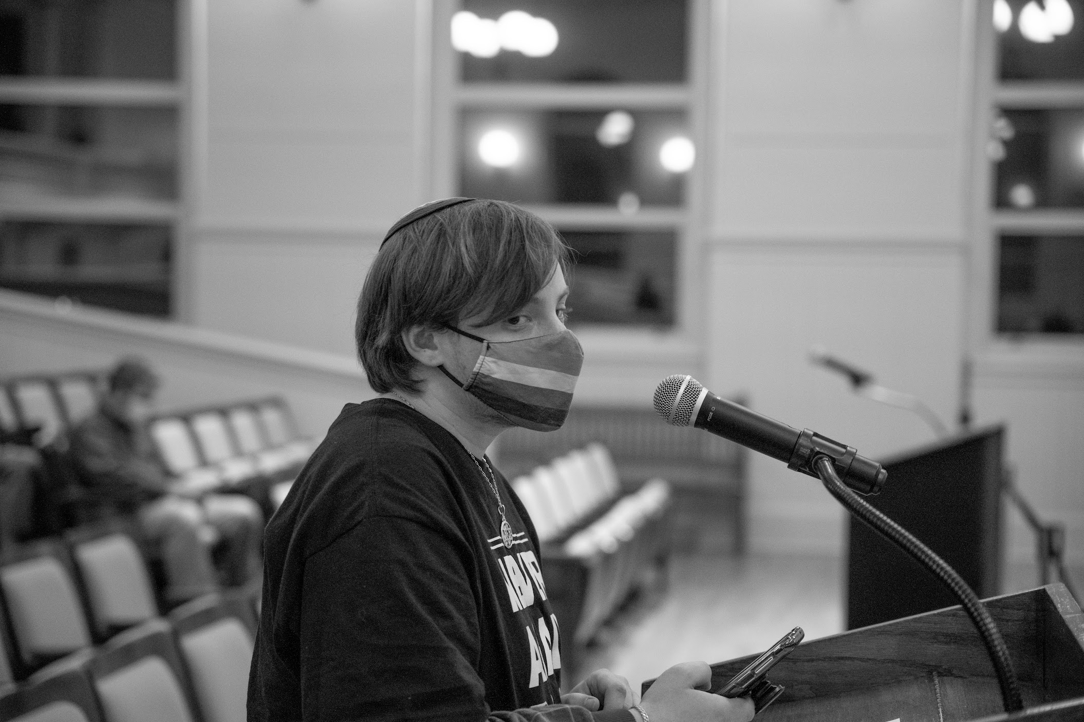 Photo for Never Again Action speaks out against ICE at Warwick Council meeting