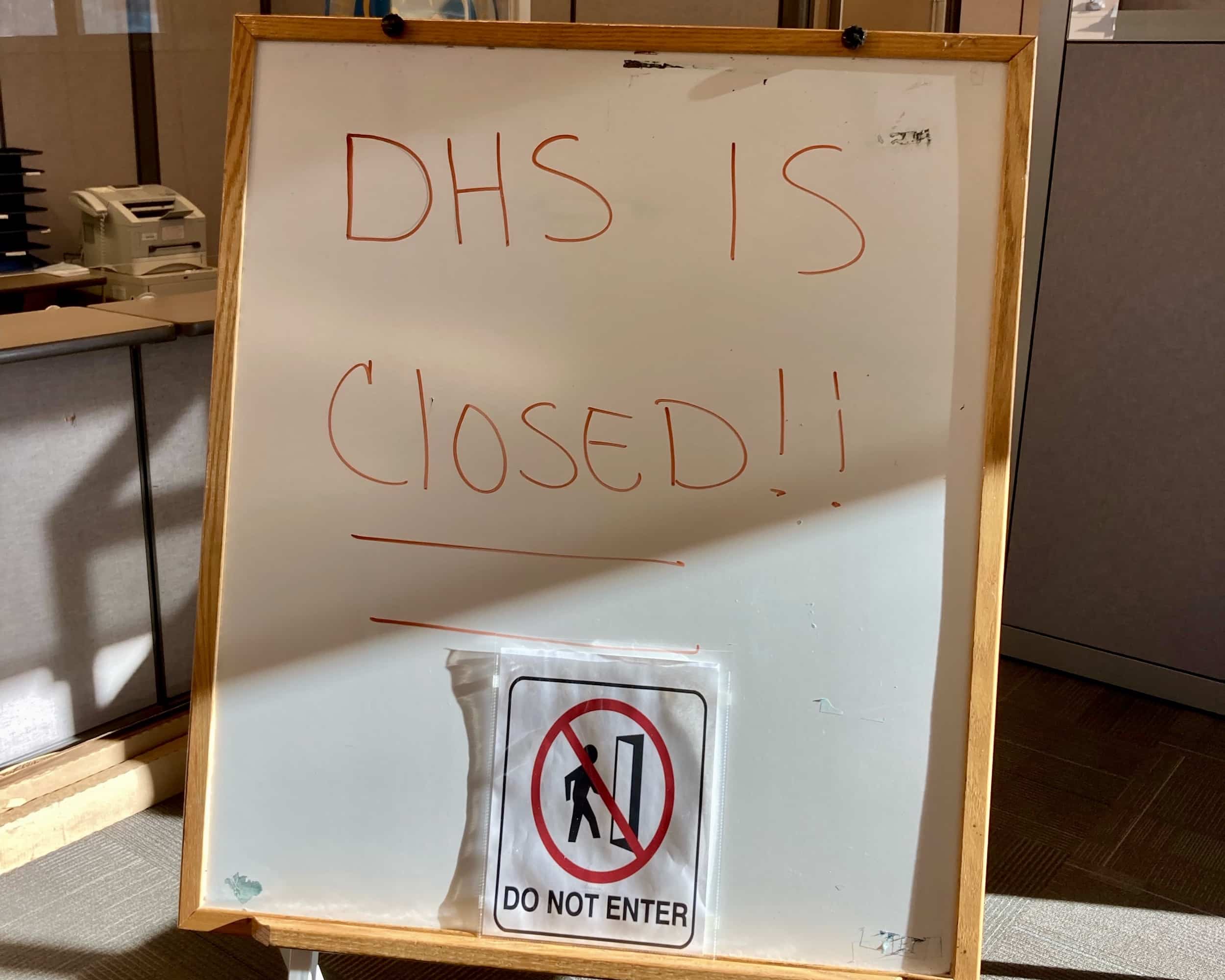 Photo for DHS offices throughout the state have been closed for 22 months…