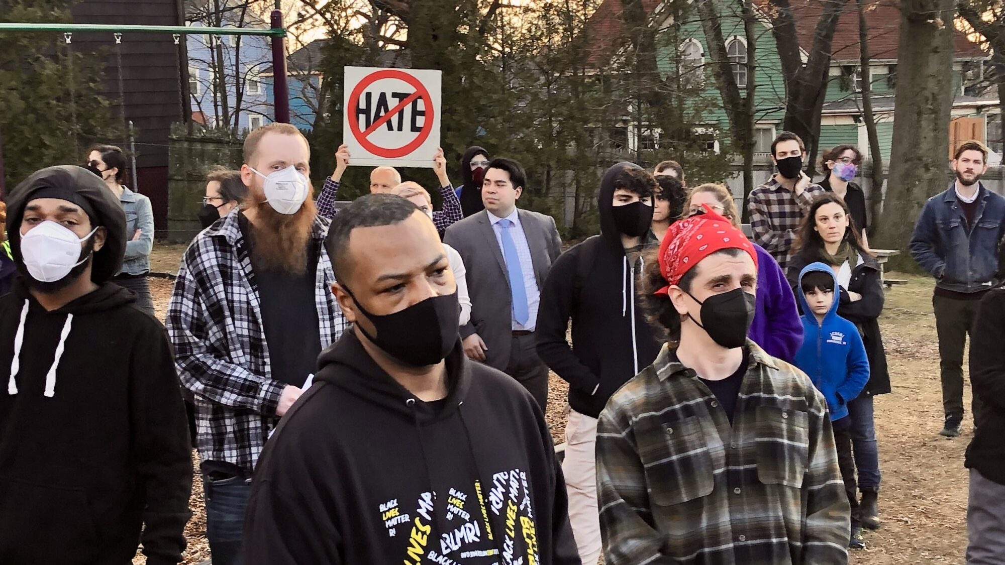 Rhode Island News: Stop the Hate rally at Billy Taylor Park