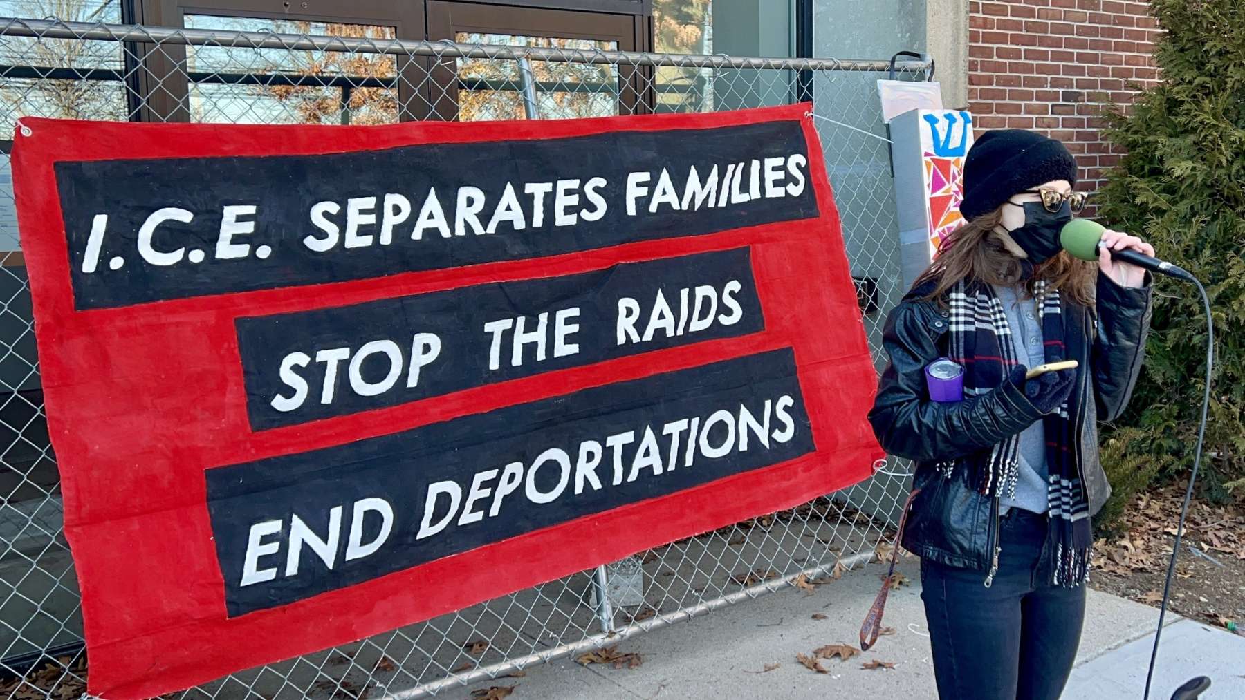 Rhode Island News: Activists rally against new ICE facility for caging immigrants in Warwick
