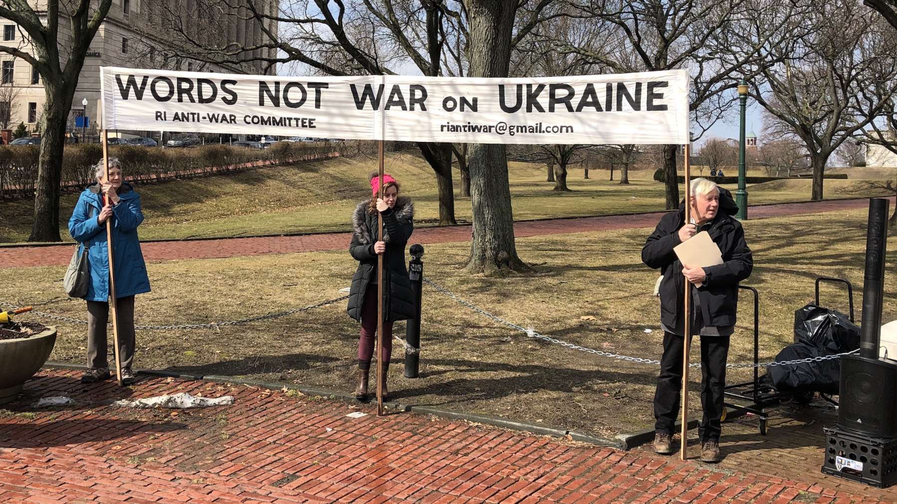 Providence joins worldwide protests against Russian invasion of Ukraine
