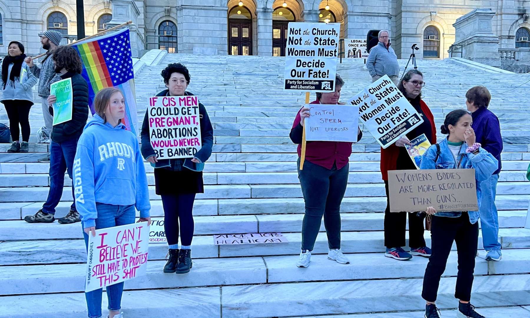 Rhode Island rallies in response to leaked Supreme Court abortion decision