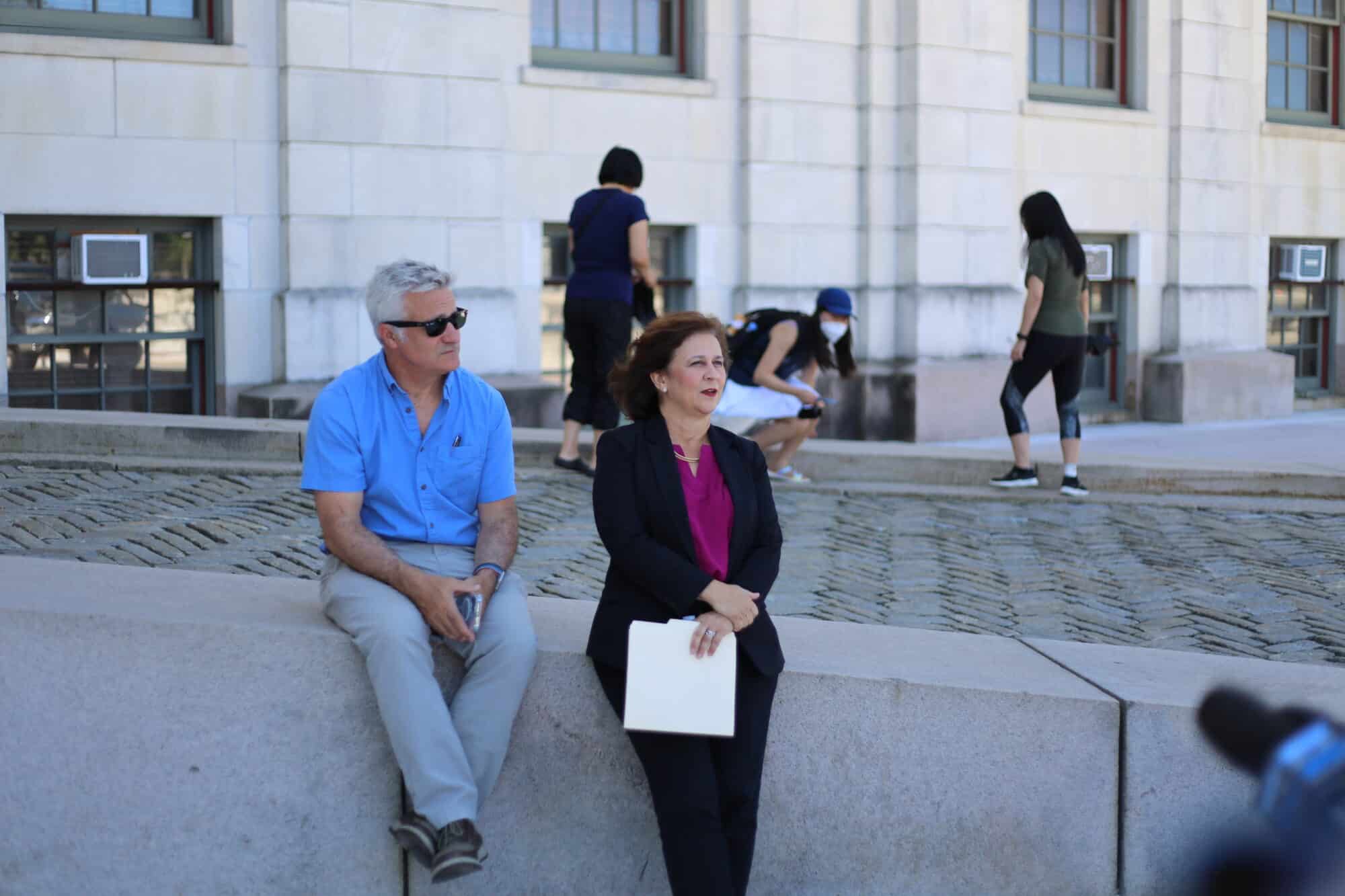 Nellie Gorbea criticizes Governor McKee on reproductive rights at press conference