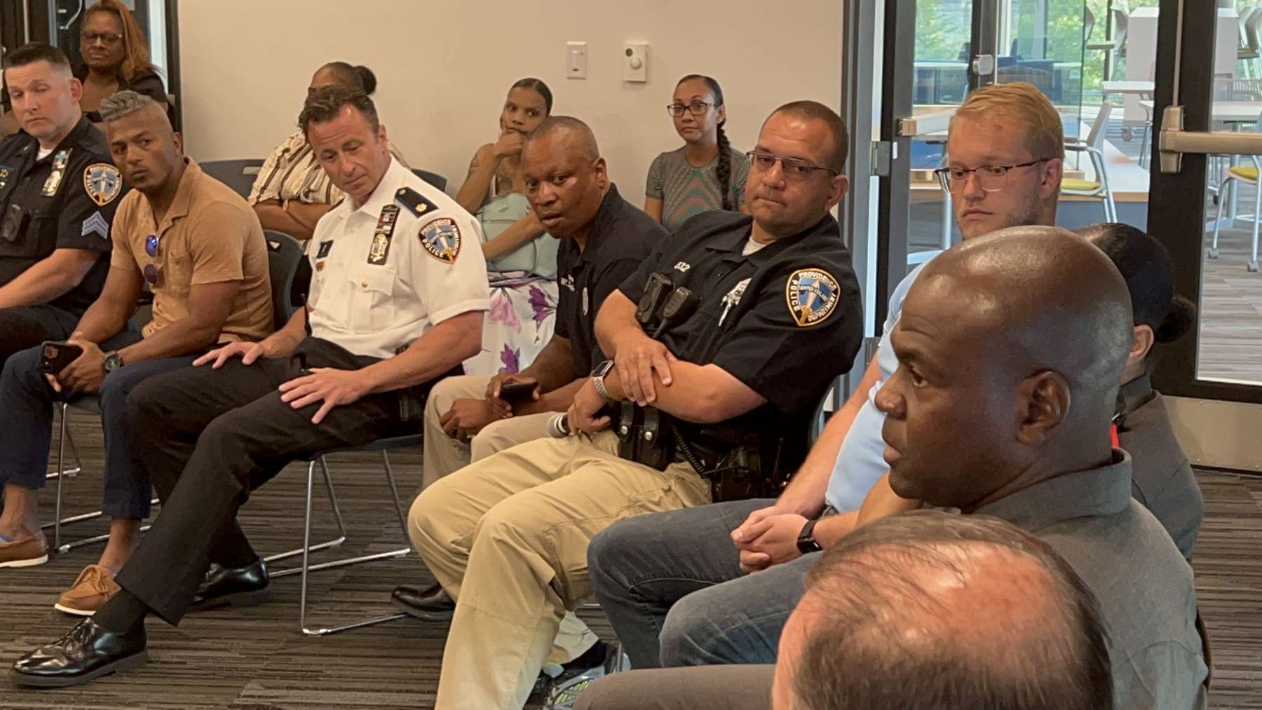 Exclusive: Providence Police meet with community leaders in lively public conversation