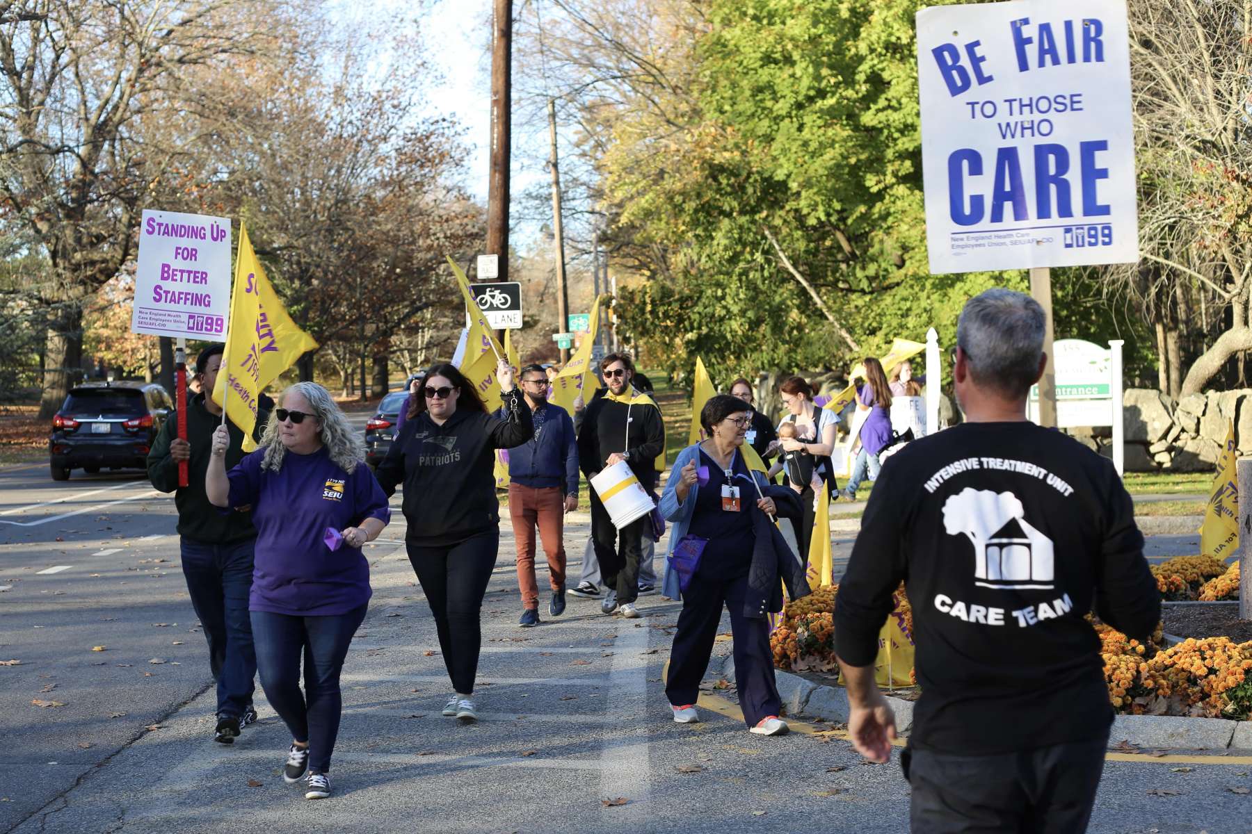 Butler Hospital workers picket over ARPA funds, staffing levels