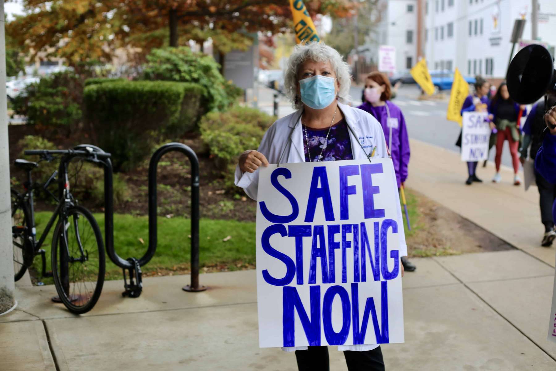 Caregivers at Women & Infants picket in response to staffing and funding concerns